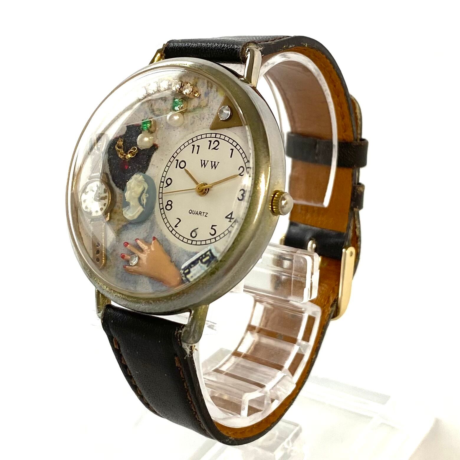 パラビオン　Par Avion　クォーツ　レディース　革ベルト