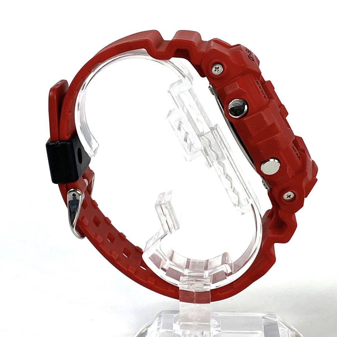 カシオ　Gショック　GA-800　アナデジ　赤　ラバー