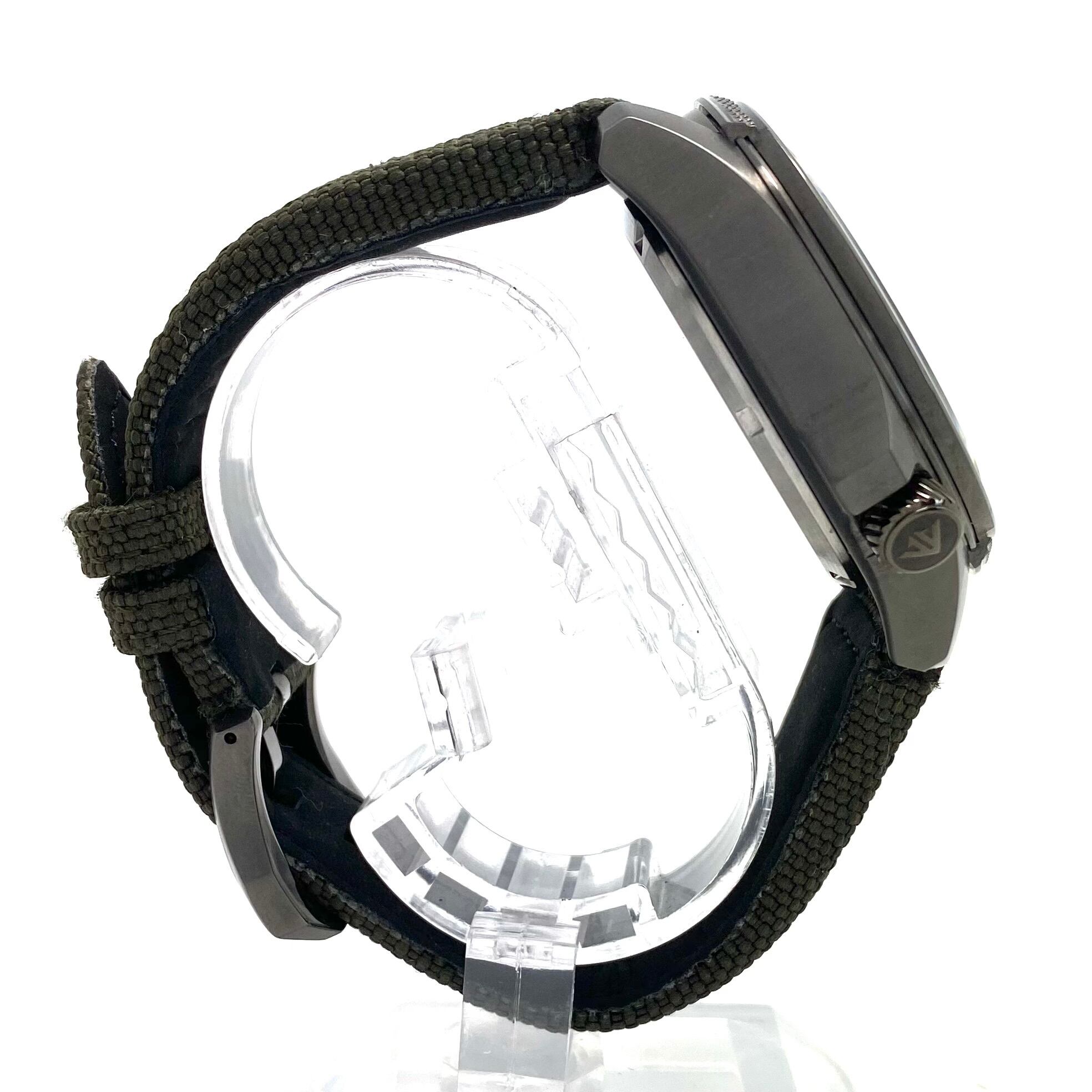 【美品】シチズン　CITIZEN　プロマスター　LANDシリーズ　JV1005-02W　U822-008MS04　エコドライブ　アナデジ　グリーン　ナイロン