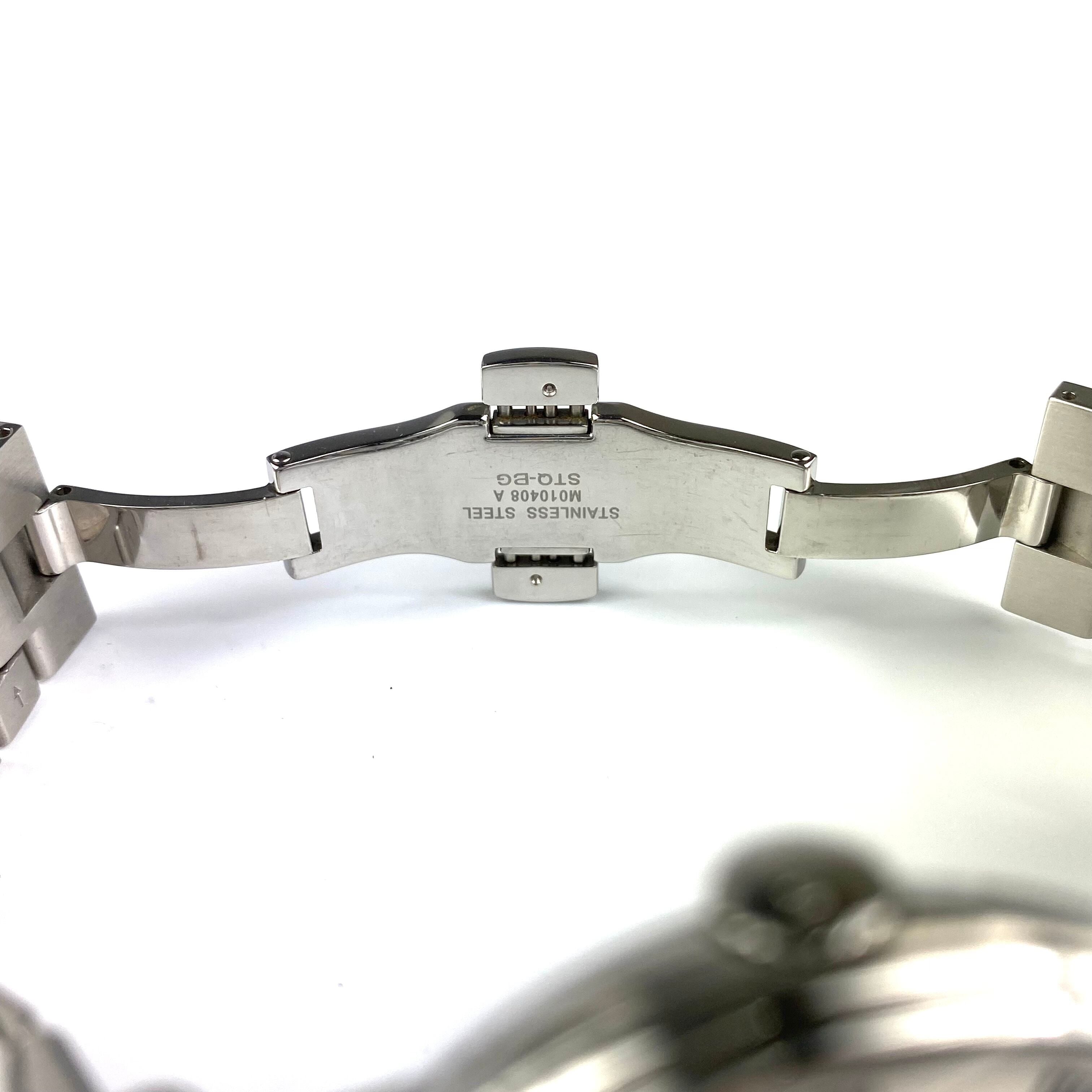 【美品】ミドー　MIDO　バロンチェッリ　M010408A　自動巻　デイト表示　裏スケ　シルバー