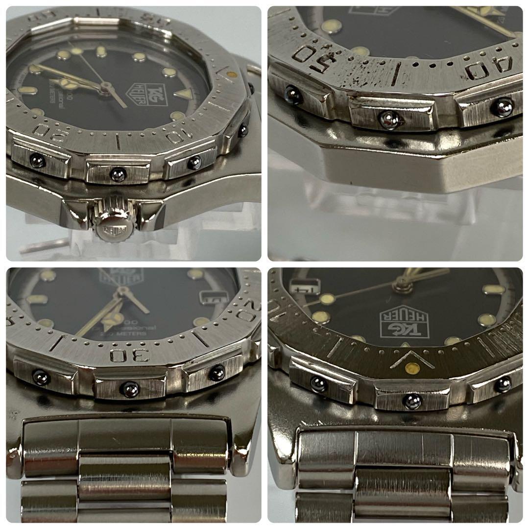 タグホイヤー　3000シリーズ　プロフェッショナル　クォーツ　デイト表示　グレー