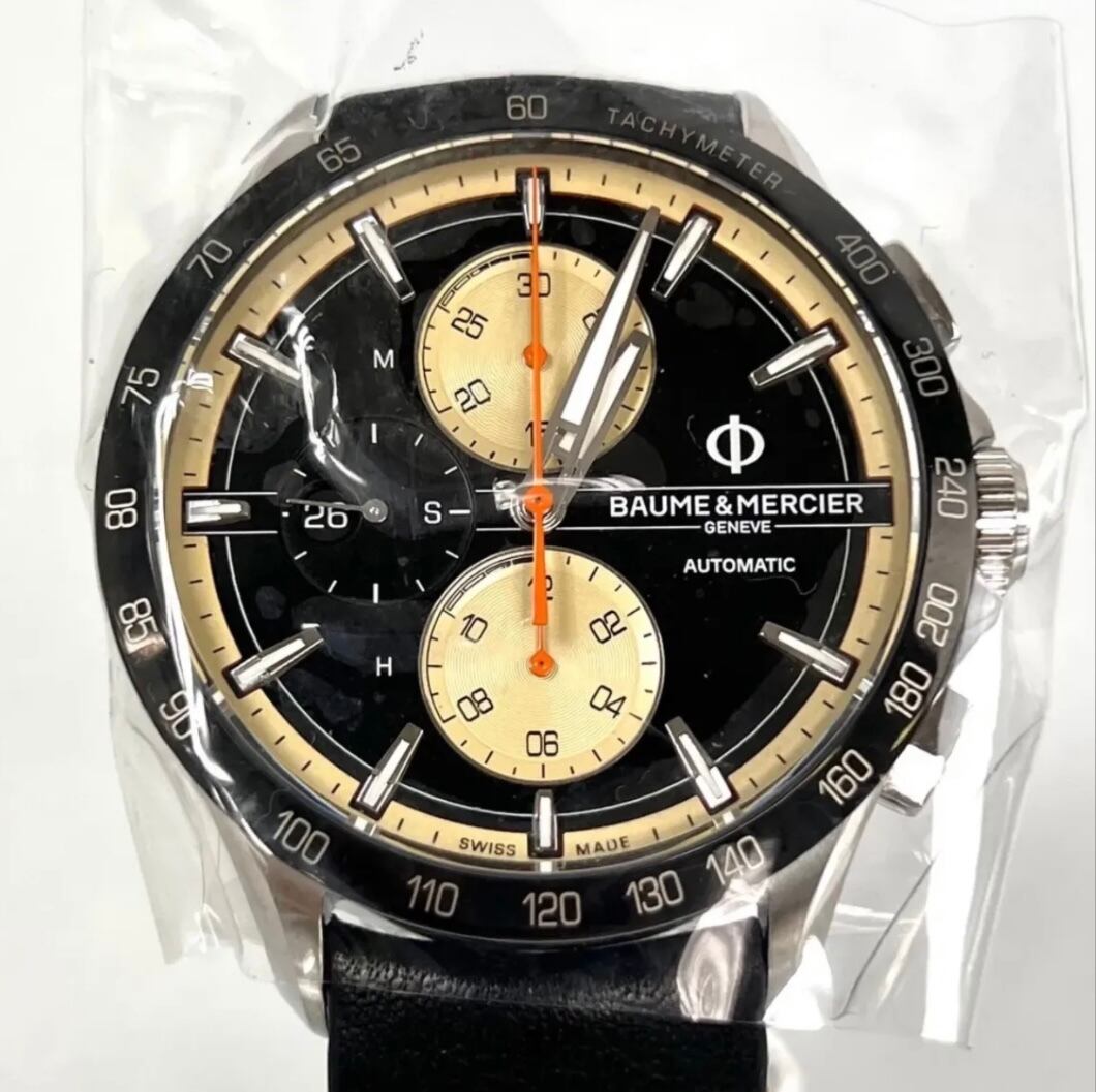 【未使用】ボーム＆メルシエ　ボームアンドメルシー　クリフトン　MOA10434  自動巻式　クロノグラフ　デイト表示