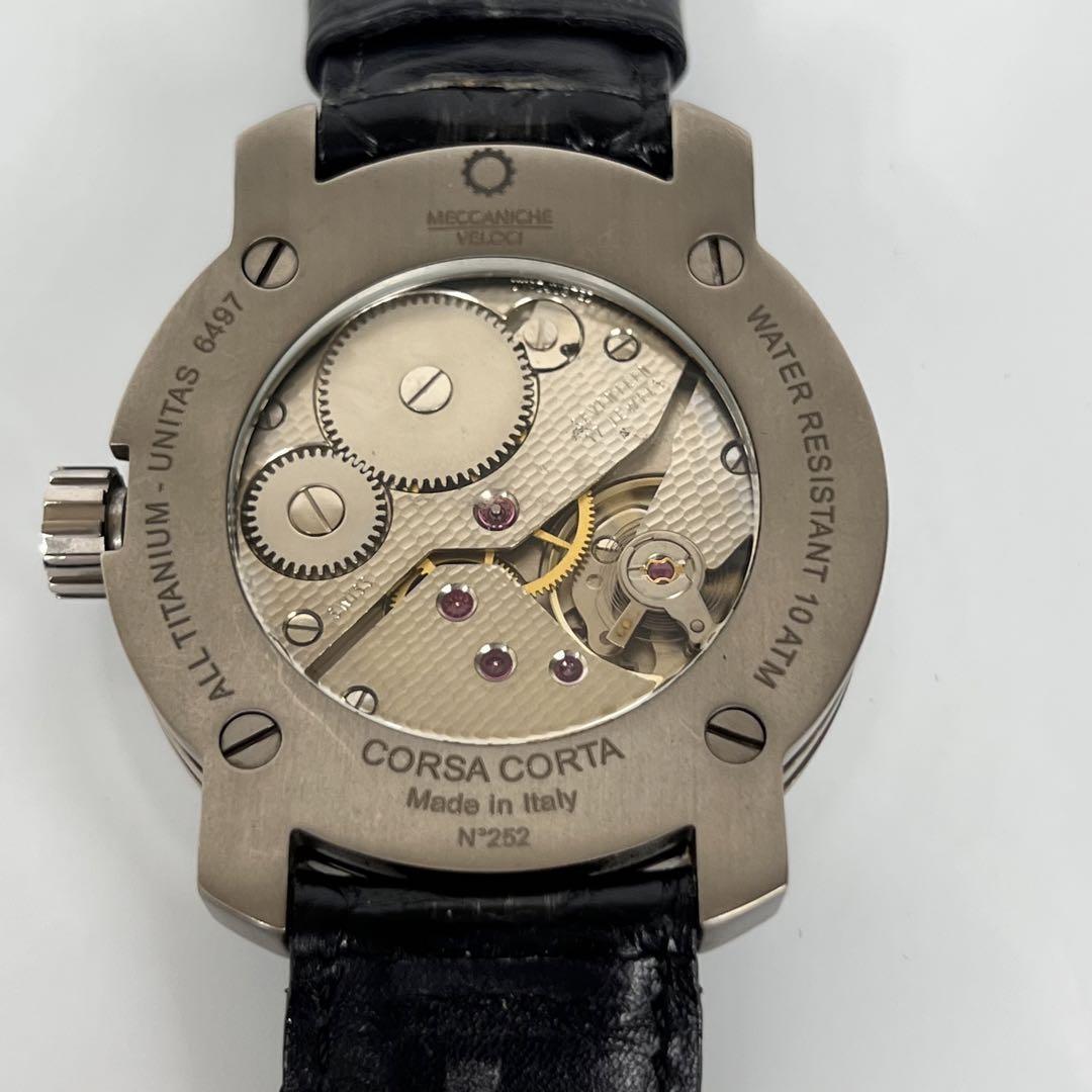 【希少】メカニケヴェローチ　コルサコルタ　手巻き　スモセコ　セミスケルトン