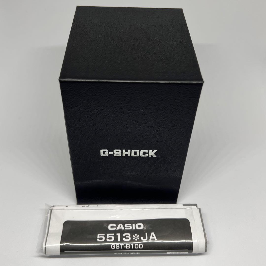 カシオ　Gショック　G-STEEL　タフソーラー　黒　スマホリンク