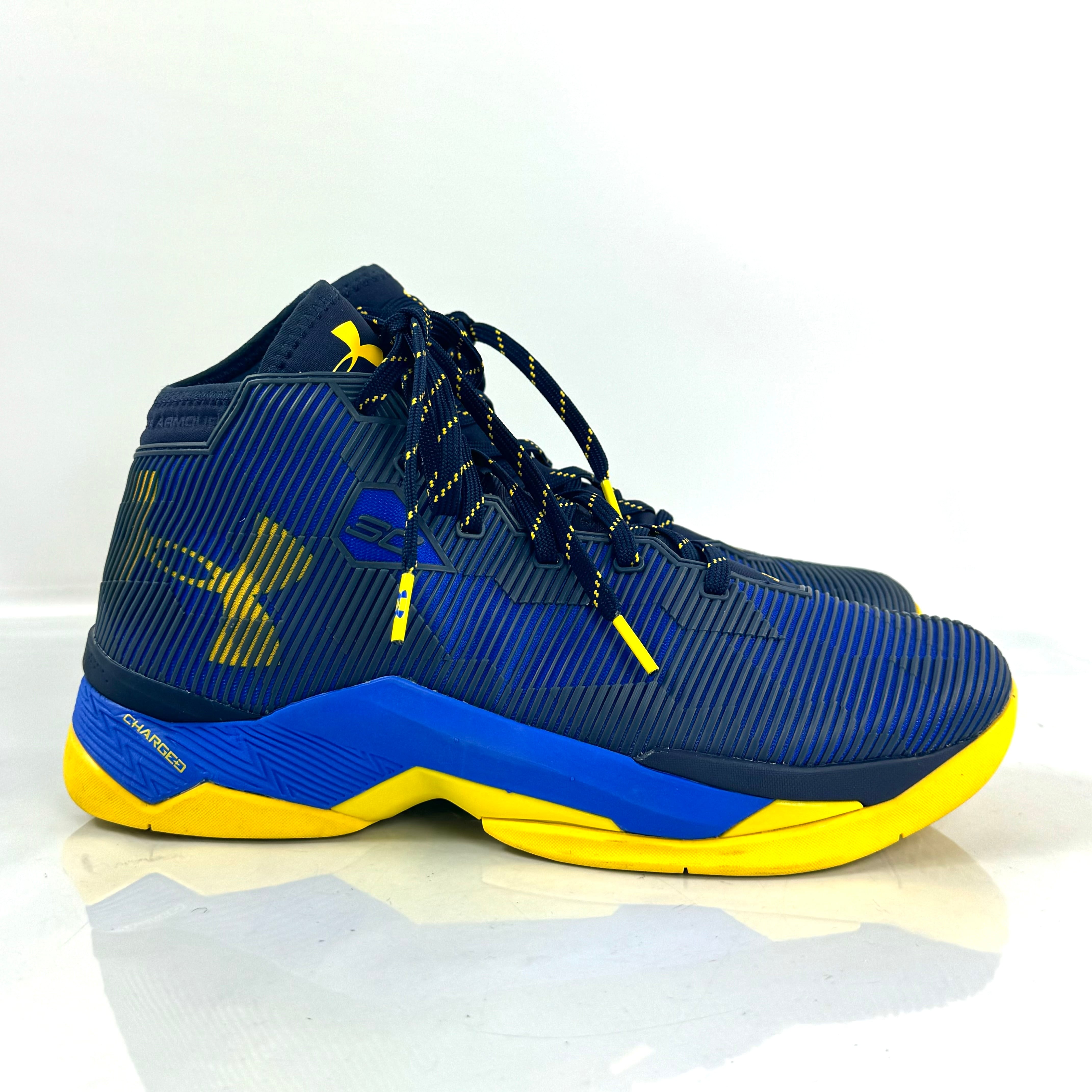 【美品】アンダーアーマー　UNDER ARMOUR　Curry2.5　ステフィンカリーモデル　ハイカットスニーカー　バッシュ　3C　27.5cm