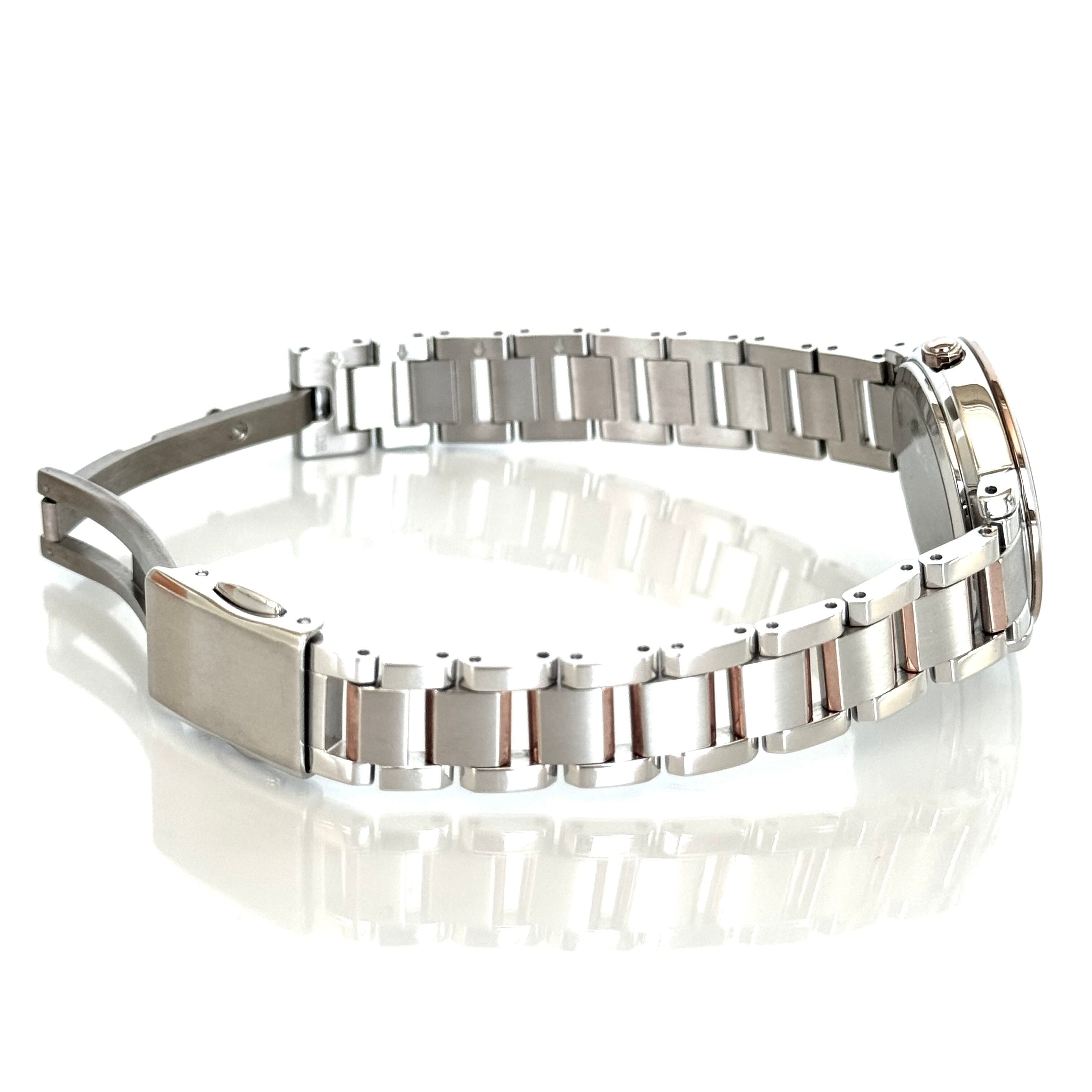 【美品】シチズン　クロスシー　hikari collection　ES9445?57W 　H060-T025722　電波ソーラー　チタン　サクラピンク　レディース　ローマ数字　デイト表示