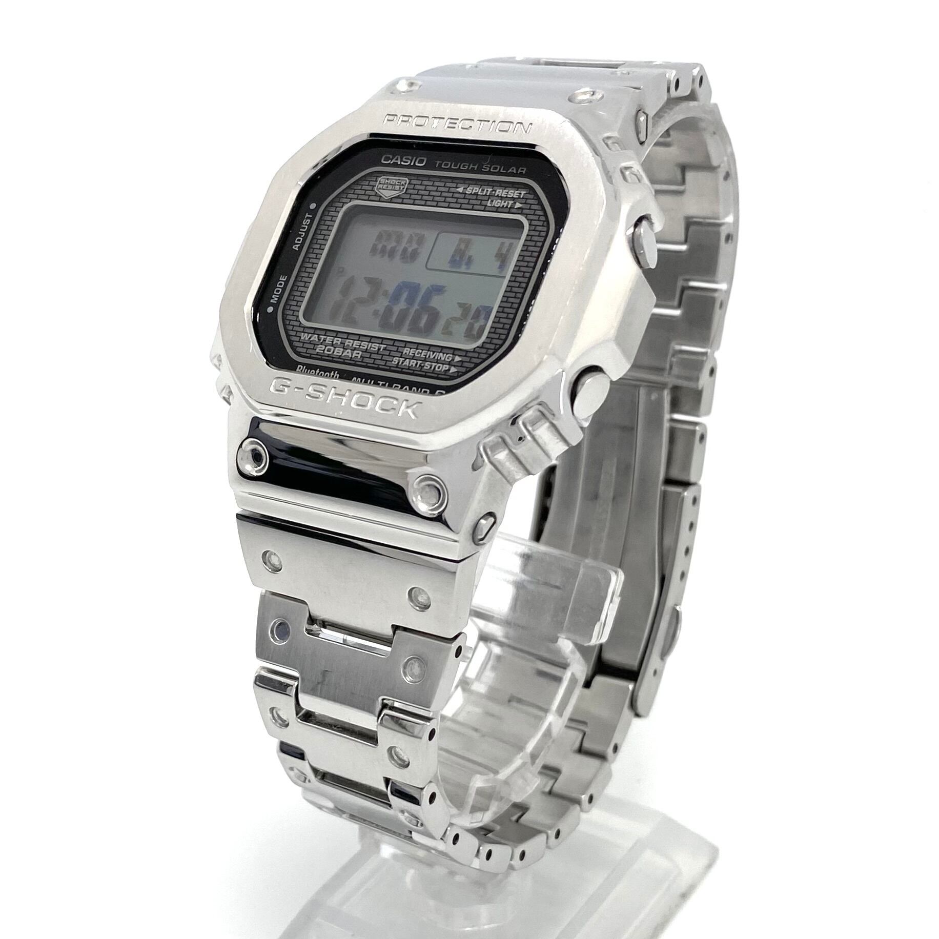 腕時計 メンズ カシオ G-SHOCK ジーショック GMW-B5000D-1JF 5000シリーズ フルメタル モバイルリンク スクエア デジタル 電波ソーラー 20気圧防水
