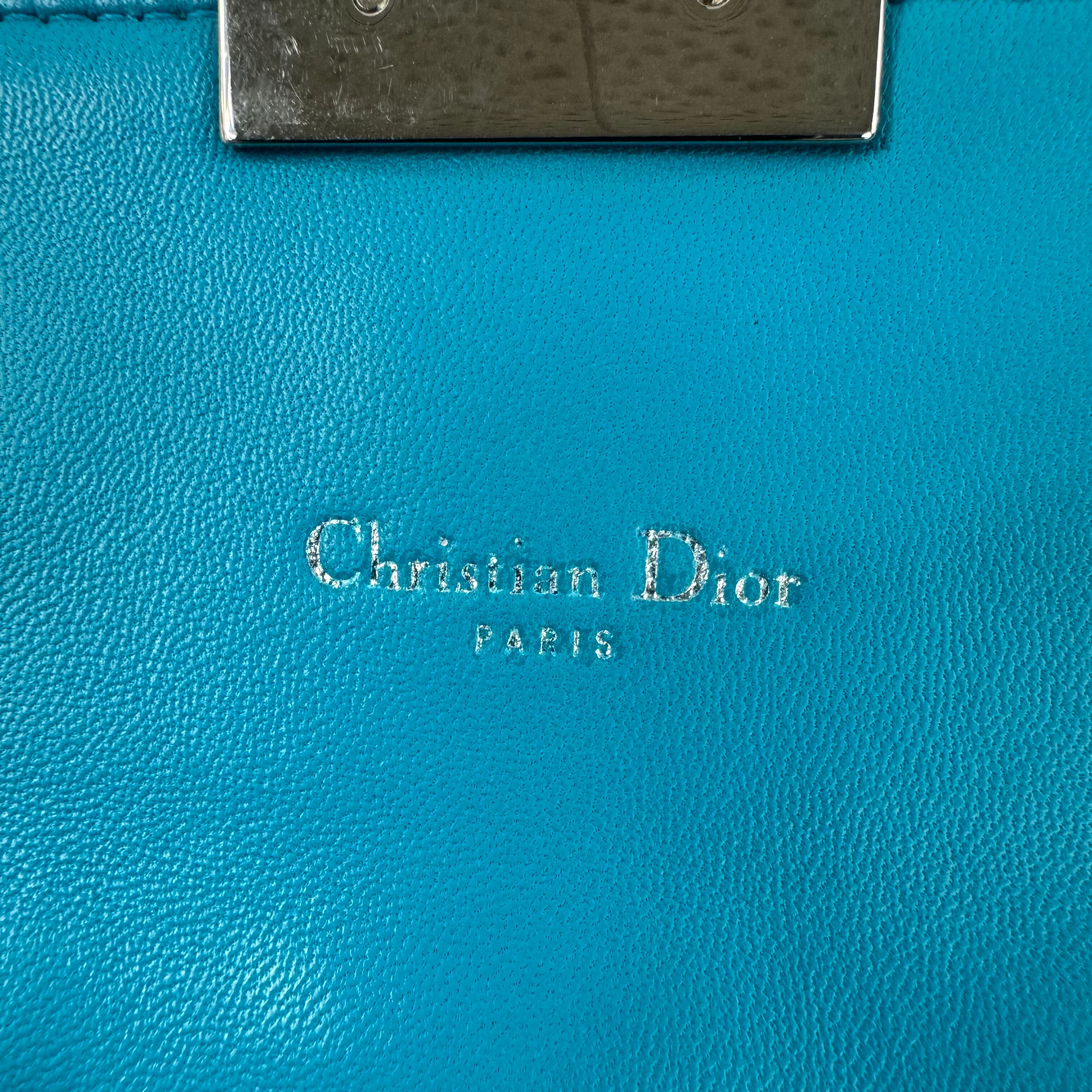 【希少】クリスチャンディオール　ミスディオール　カナージュ　チェーン　ブルー
