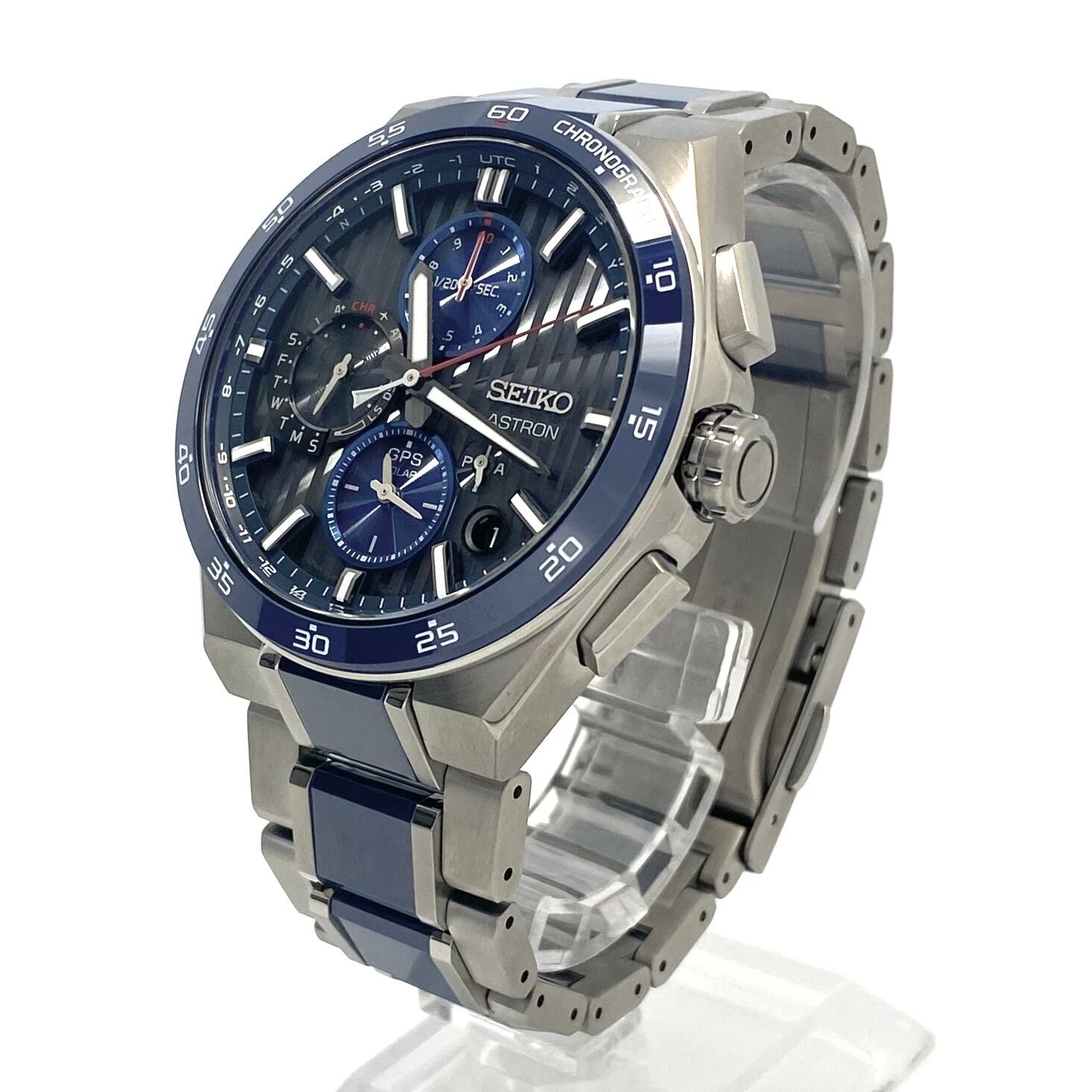 【ほぼ未使用・希少品】腕時計 メンズ セイコー アストロン ネクスター SBXC165 大谷翔平 ボブルヘッド 2024年限定モデル 国内限定1700本 GPSソーラー 黒 デイト表示 10気圧防水 チタニウム