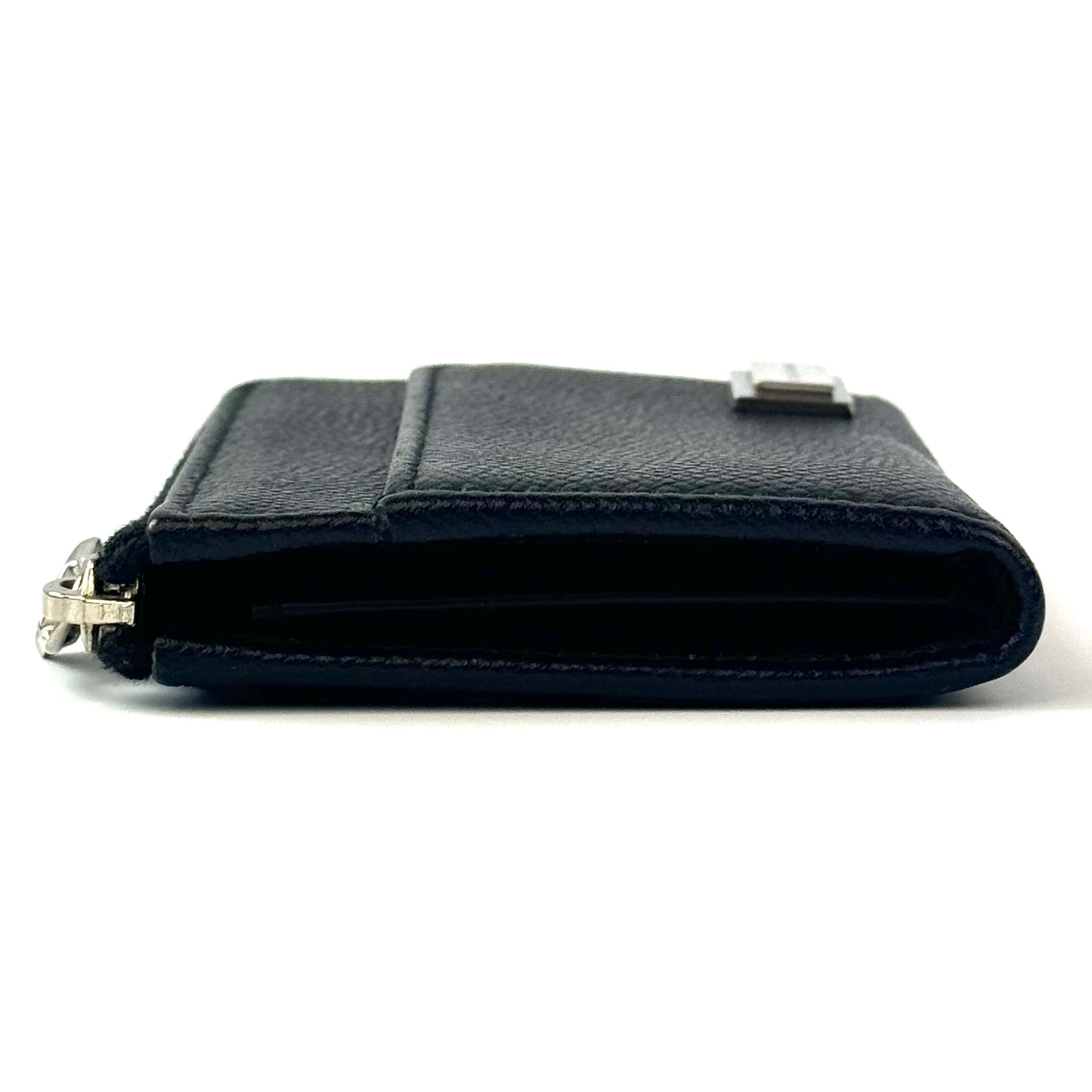 【美品】ドルチェアンドガッバーナ　コインケース　レザー　シルバー金具　黒