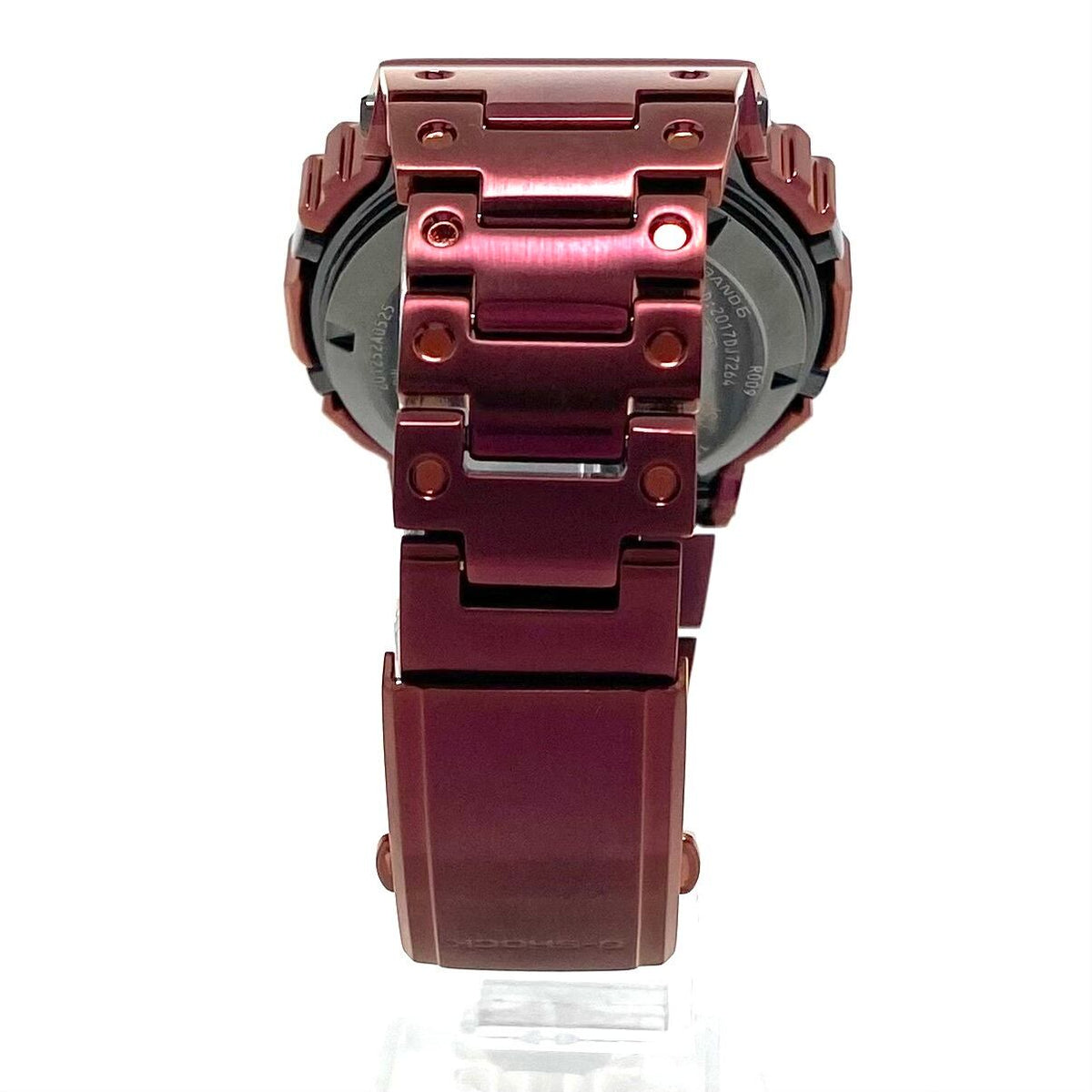 【美品・希少】カシオ CASIO G-SHOCK ジーショック GMW-B5000RD-4JF 5000シリーズ フルメタル スクエア デジタル 電波ソーラー ワインレッド 20気圧防水