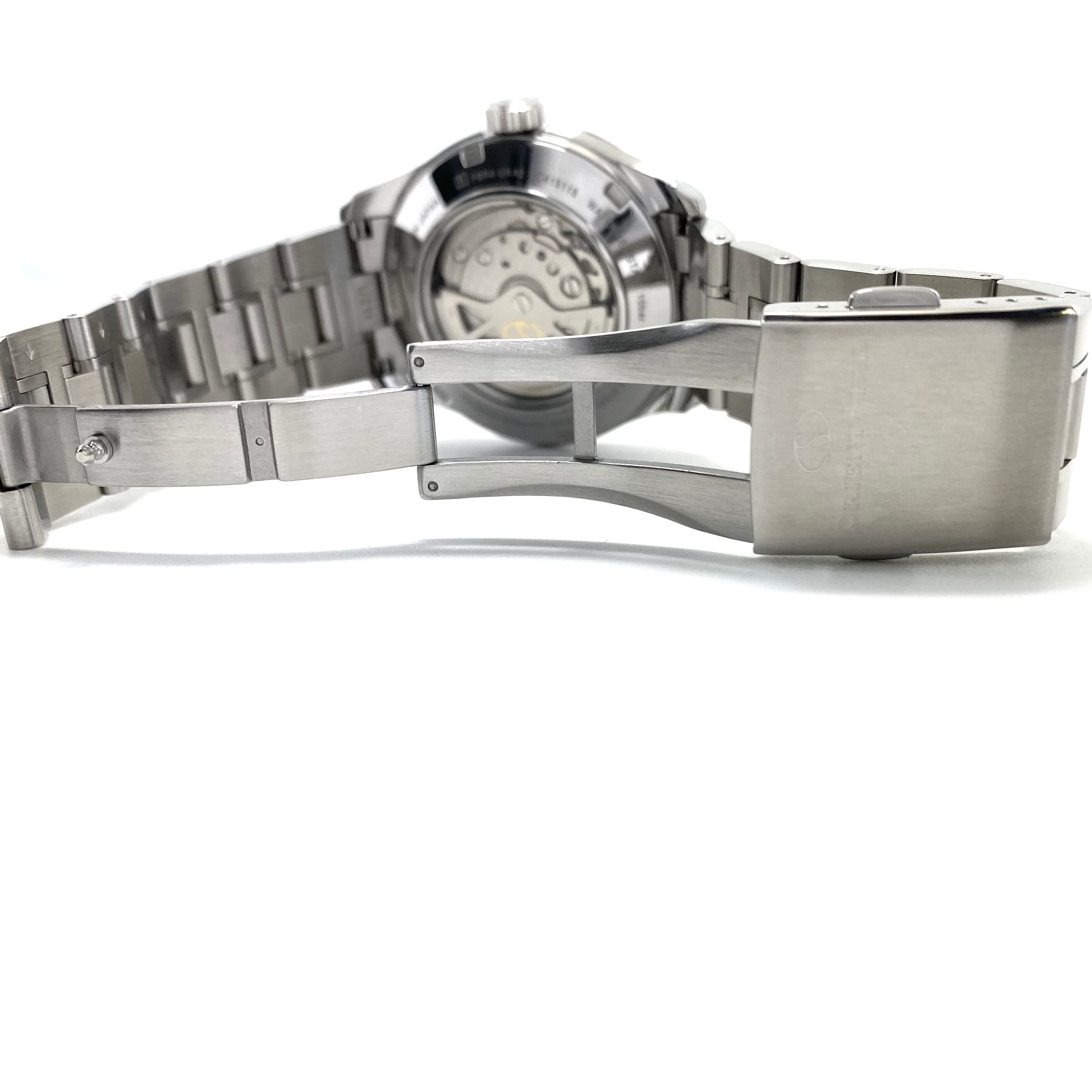 【ほぼ未使用】オリエントスター　ORIENT STAR　コンテンポラリー　RK-AT0003E　F6R4-UAA0　自動巻　セミスケルトン　パワーリザーブ　グリーン　緑