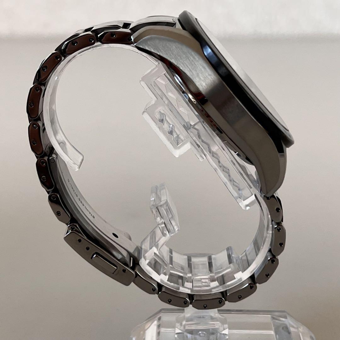 【美品】セイコー　アストロン　SBXB051 電波ソーラー　デイト表示　黒