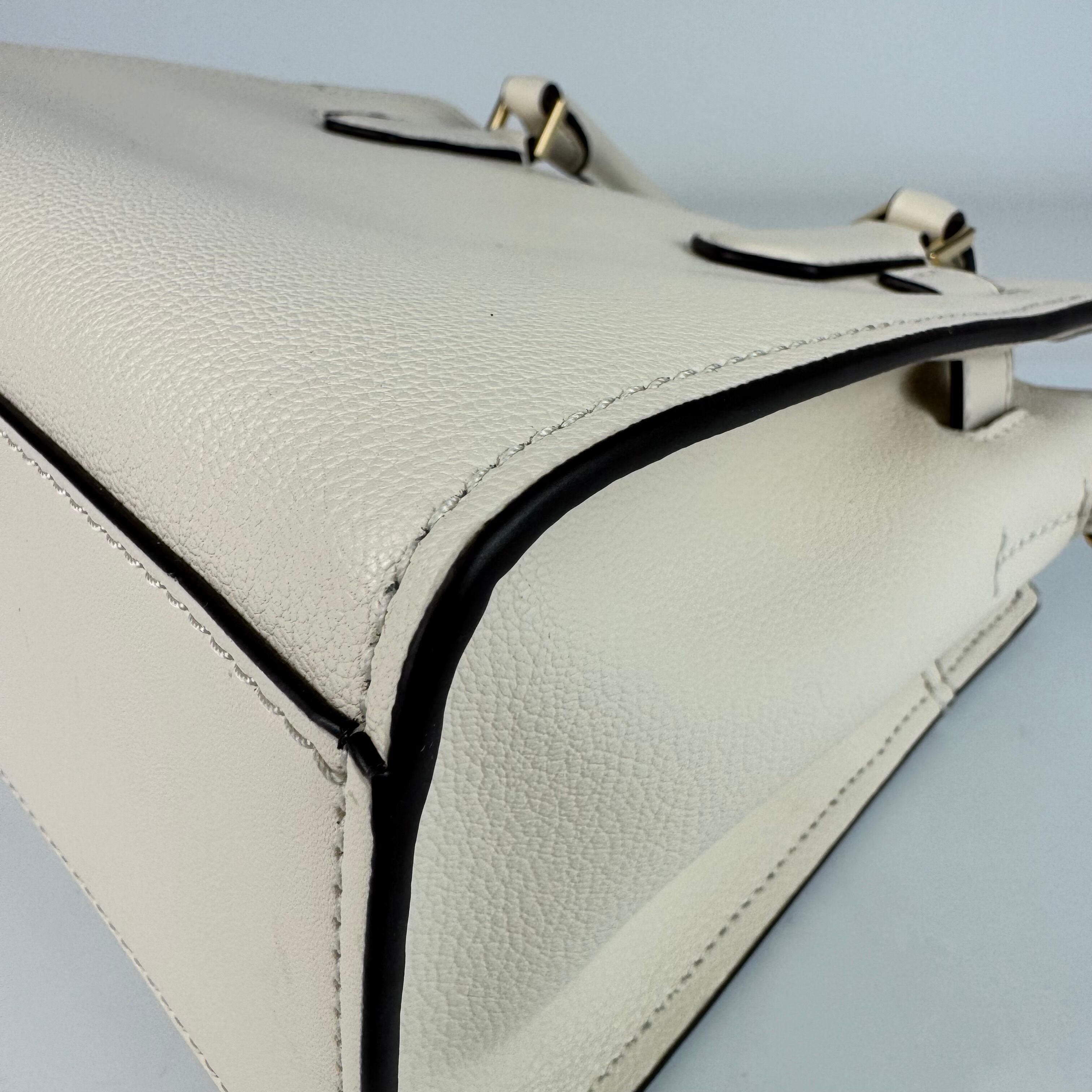 【ほぼ未使用】マイケルコース　ハンドバッグ　2WAYバッグ　レザー　ホワイト