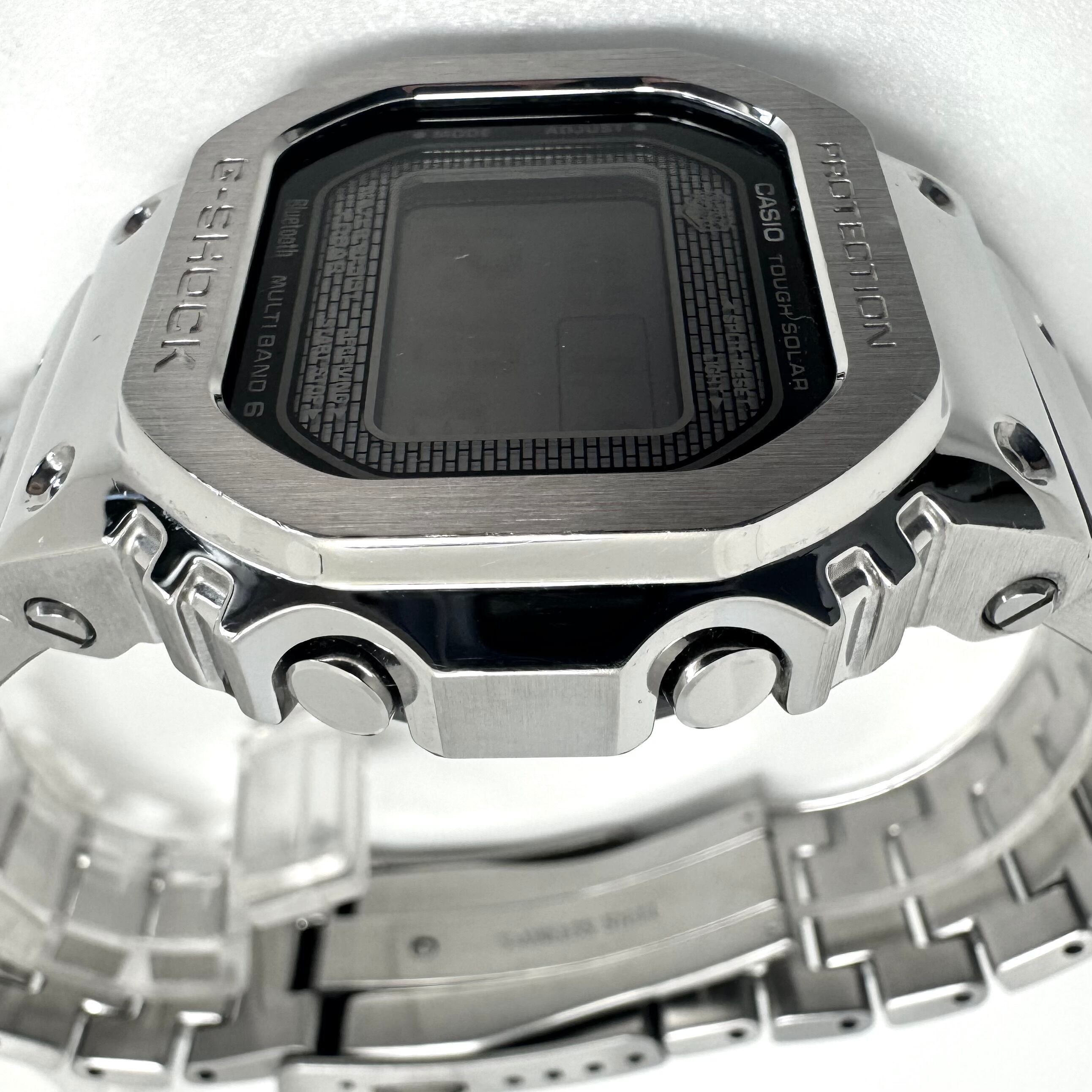 腕時計 メンズ カシオ G-SHOCK ジーショック GMW-B5000D-1JF 5000シリーズ フルメタル モバイルリンク スクエア デジタル 電波ソーラー 20気圧防水