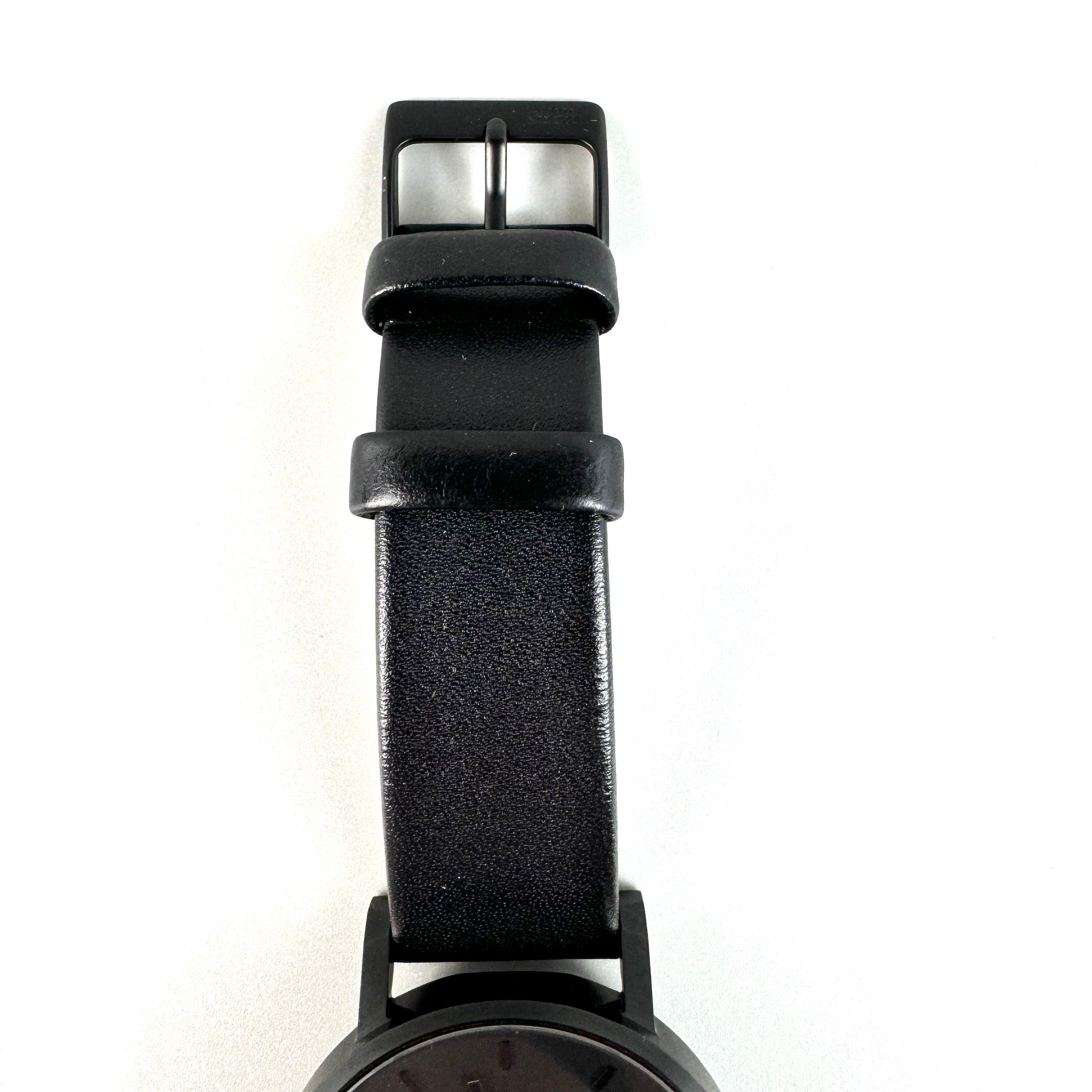 【美品】クラスフォーティーン　KLASSE14　MARIO NOBILE　Volare　ヴォラーレ　VO14BK002W　クォーツ　黒　革ベルト