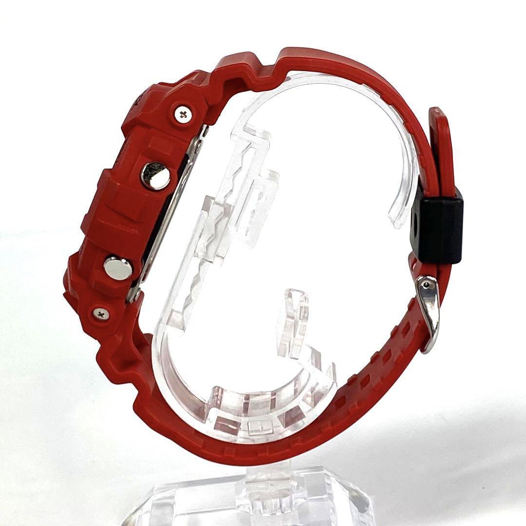 カシオ　Gショック　GA-800　アナデジ　赤　ラバー