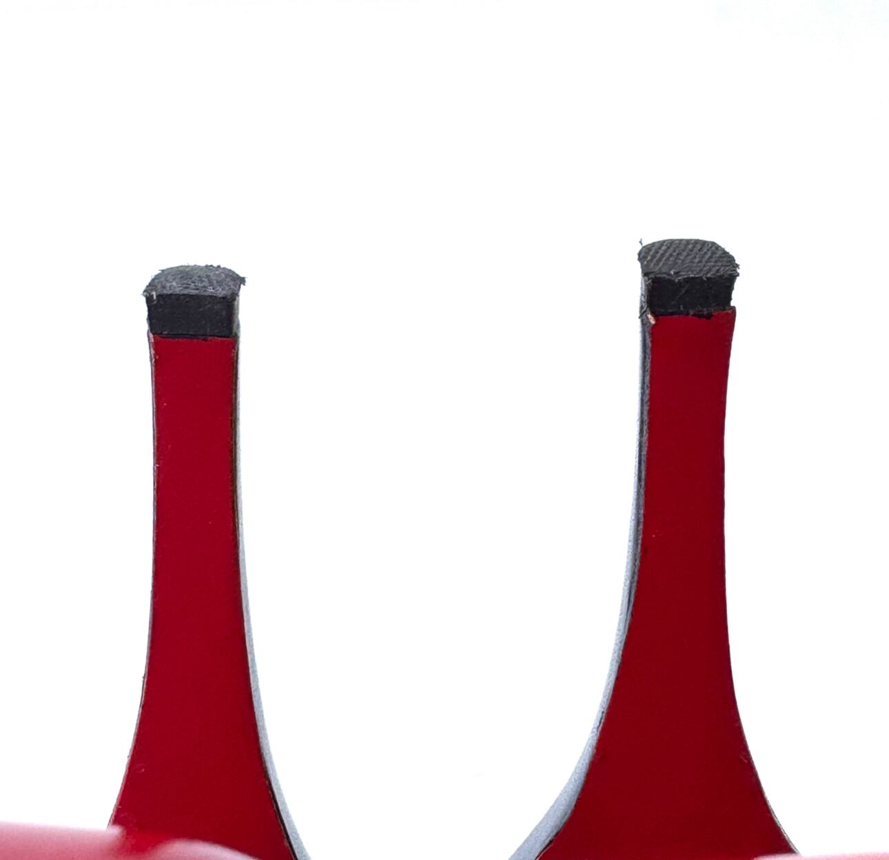 【美品】クリスチャンルブタン　パンプス　ピンヒール　オープントゥ　21cm　黒