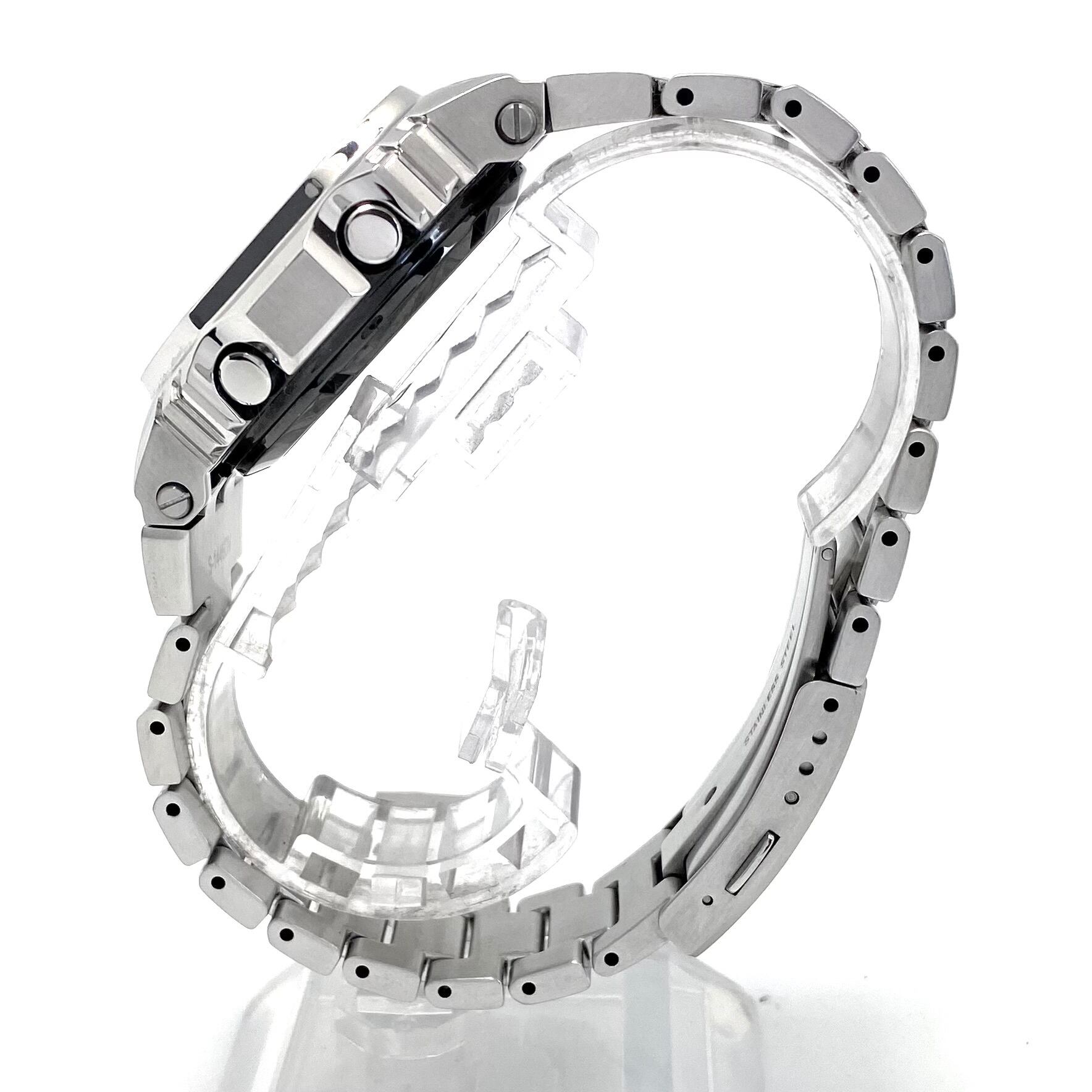 腕時計 メンズ カシオ G-SHOCK ジーショック GMW-B5000D-1JF 5000シリーズ フルメタル モバイルリンク スクエア デジタル 電波ソーラー 20気圧防水