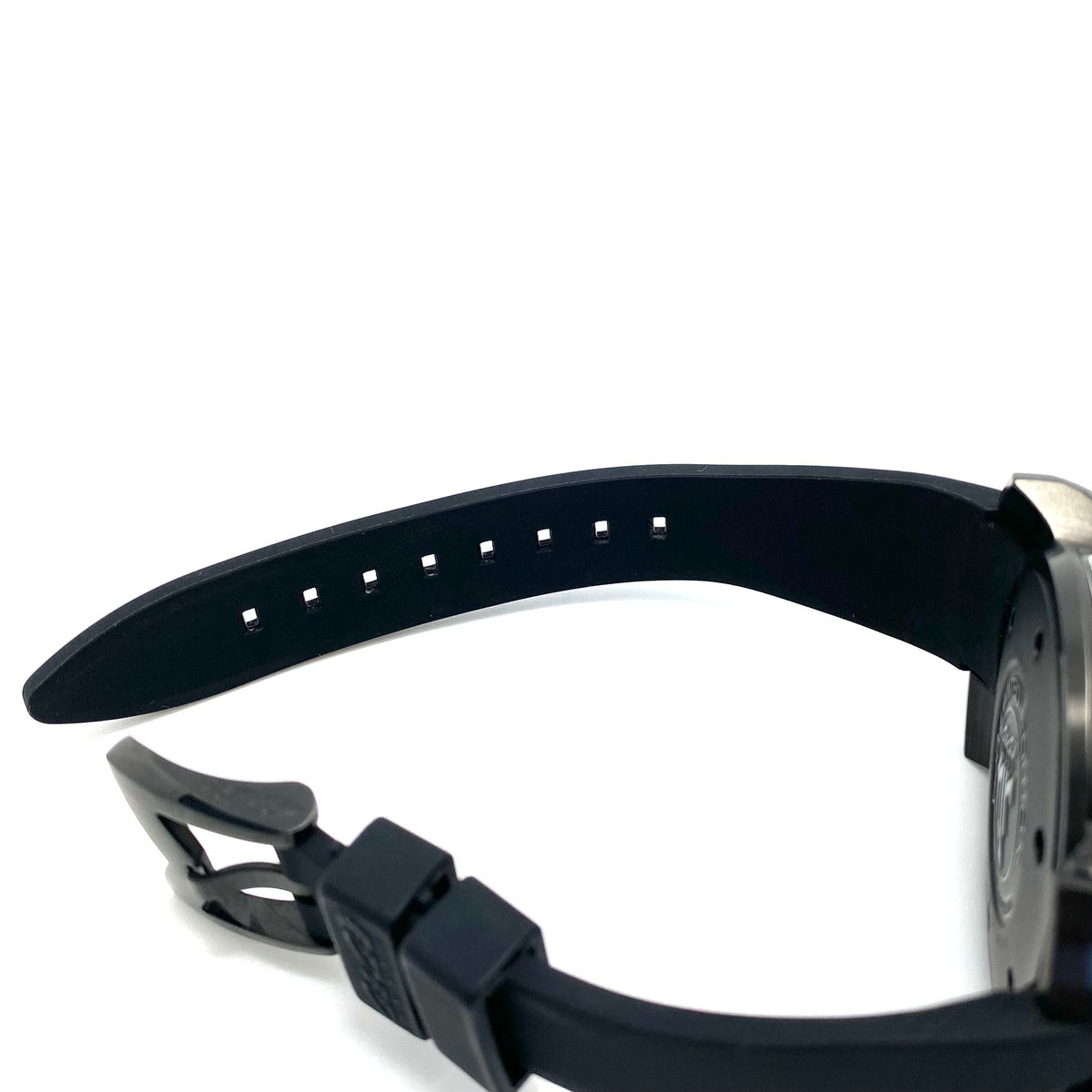 【美品・希少】ガガミラノ　GaGa MILANO　マニュアーレ48　8012.NJ.01　ネイマールコラボモデル　世界限定500本　クォーツ　クロノグラフ　黒　樹脂ベルト