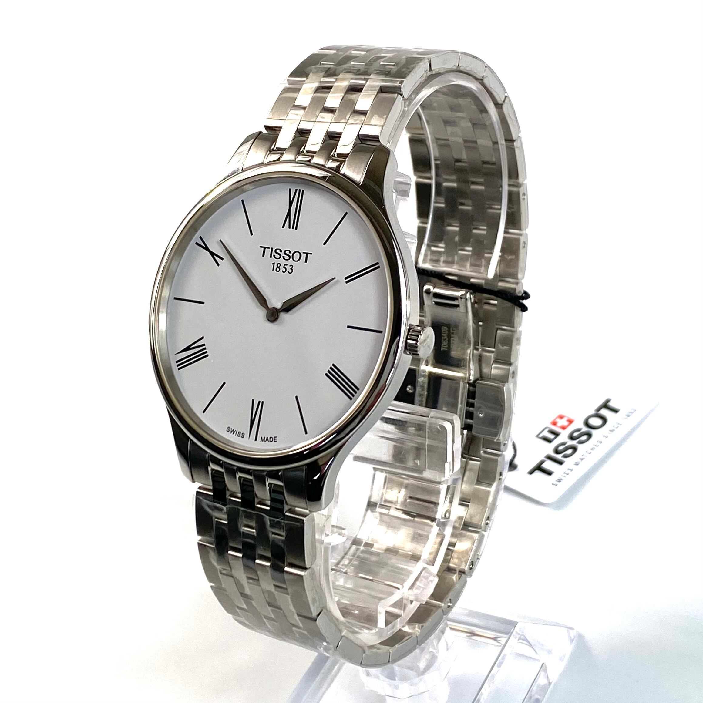 ティソ　TISSOT　クラシック　トラディション　5.5　T063409A　クォーツ　白　2針