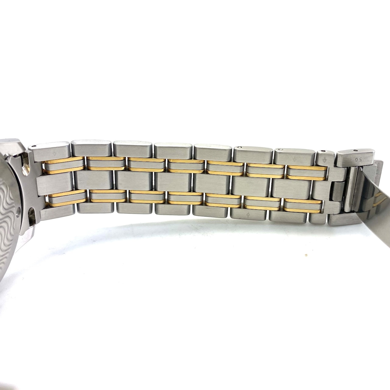 腕時計 メンズ オメガ OMEGA シーマスター120 2311.80 YGベゼル 青 デイト表示 クォーツ 120m防水