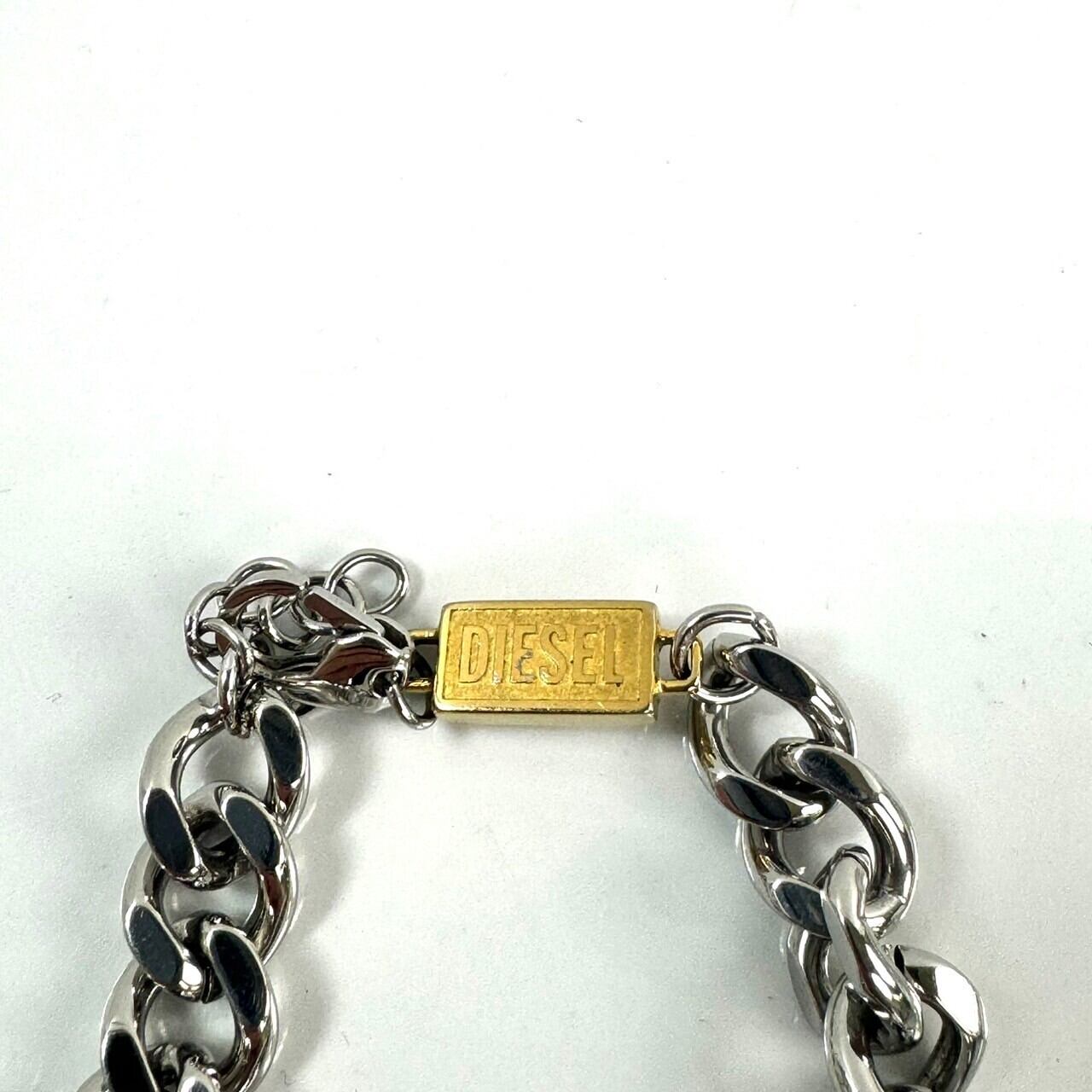 ディーゼル　DIESEL　ブレスレット　シルバー