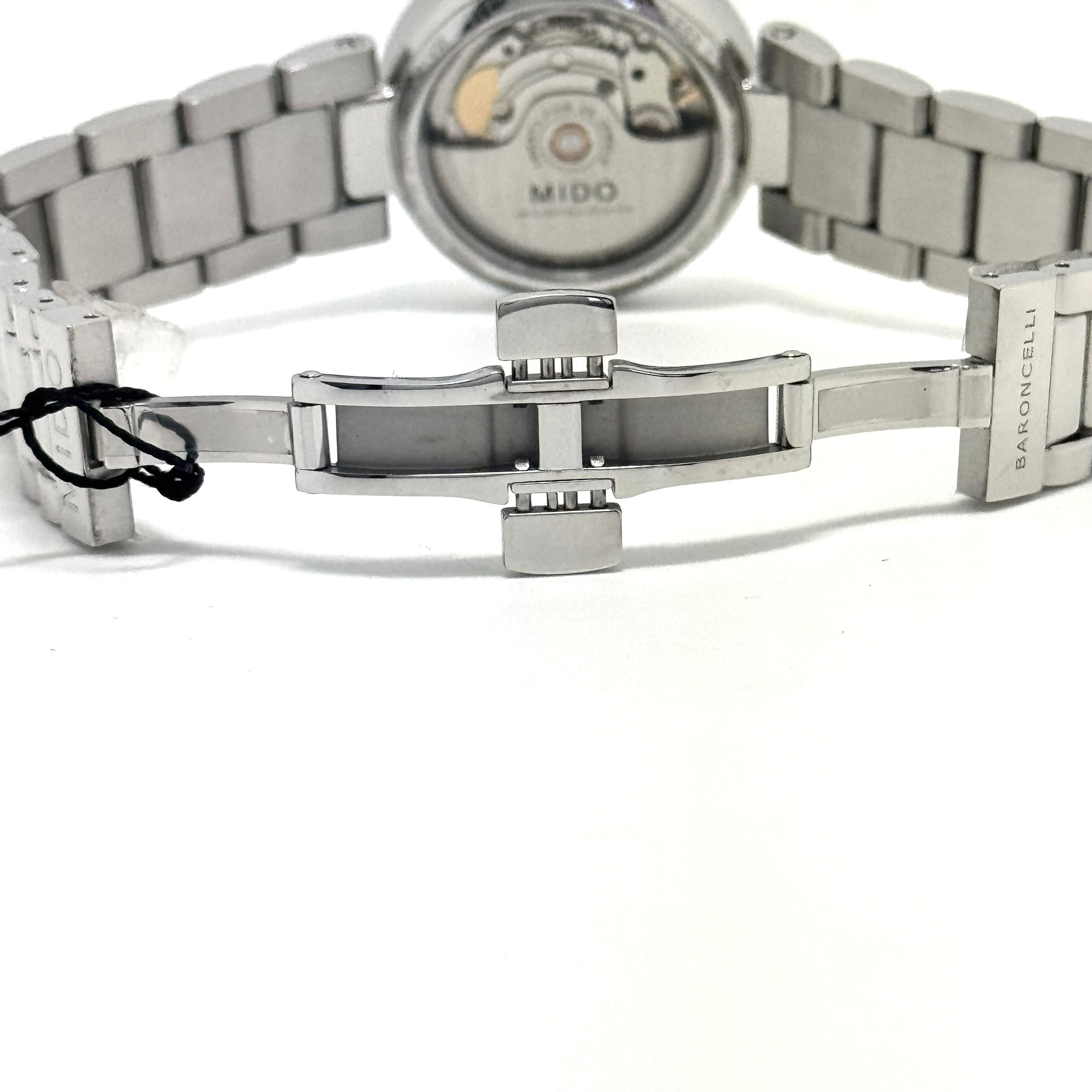 【未使用】ミドー　MIDO　バロンチェッリ　ドンナ　M022.207.11.116.10　自動巻　デイト表示　裏スケ　シェル　レディース　メンズ　ユニセックス
