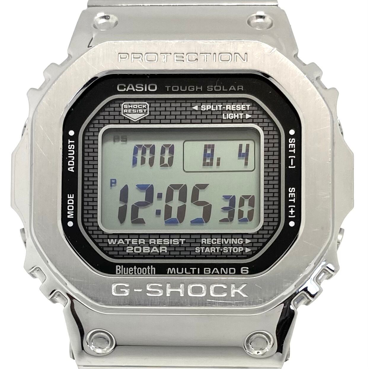 腕時計 メンズ カシオ G-SHOCK ジーショック GMW-B5000D-1JF 5000シリーズ フルメタル モバイルリンク スクエア デジタル 電波ソーラー 20気圧防水