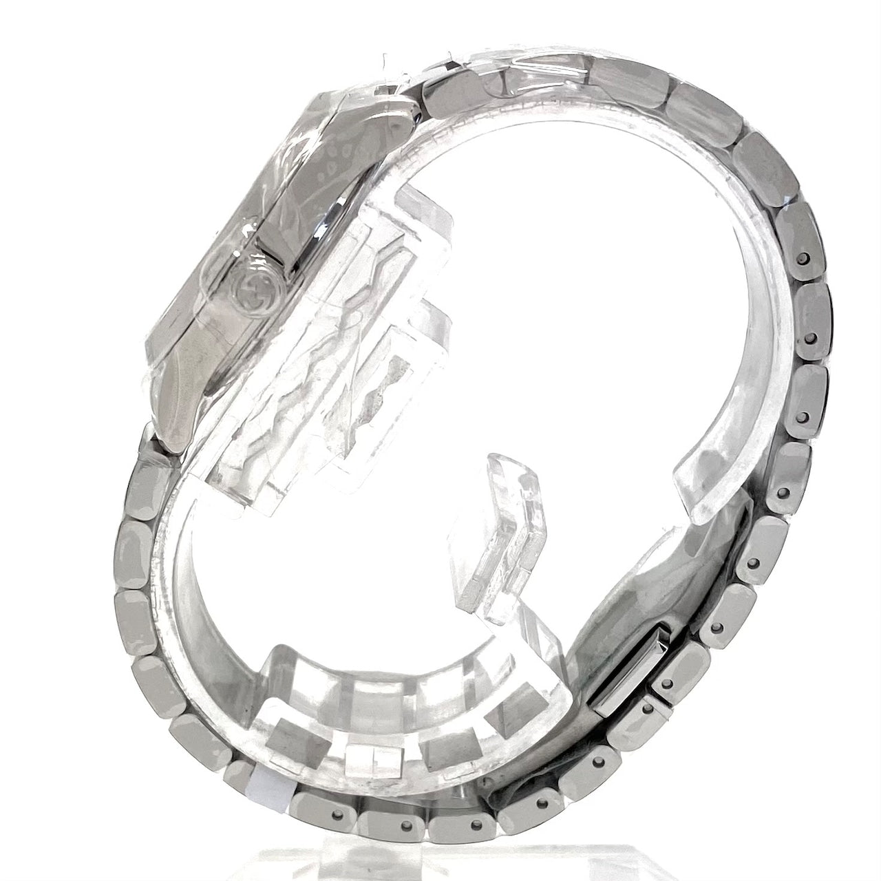 【未使用】腕時計 レディース グッチ GUCCI Gタイムレス 126.5 YA1265013 キャット 猫 モチーフ クォーツ ピンクシェル