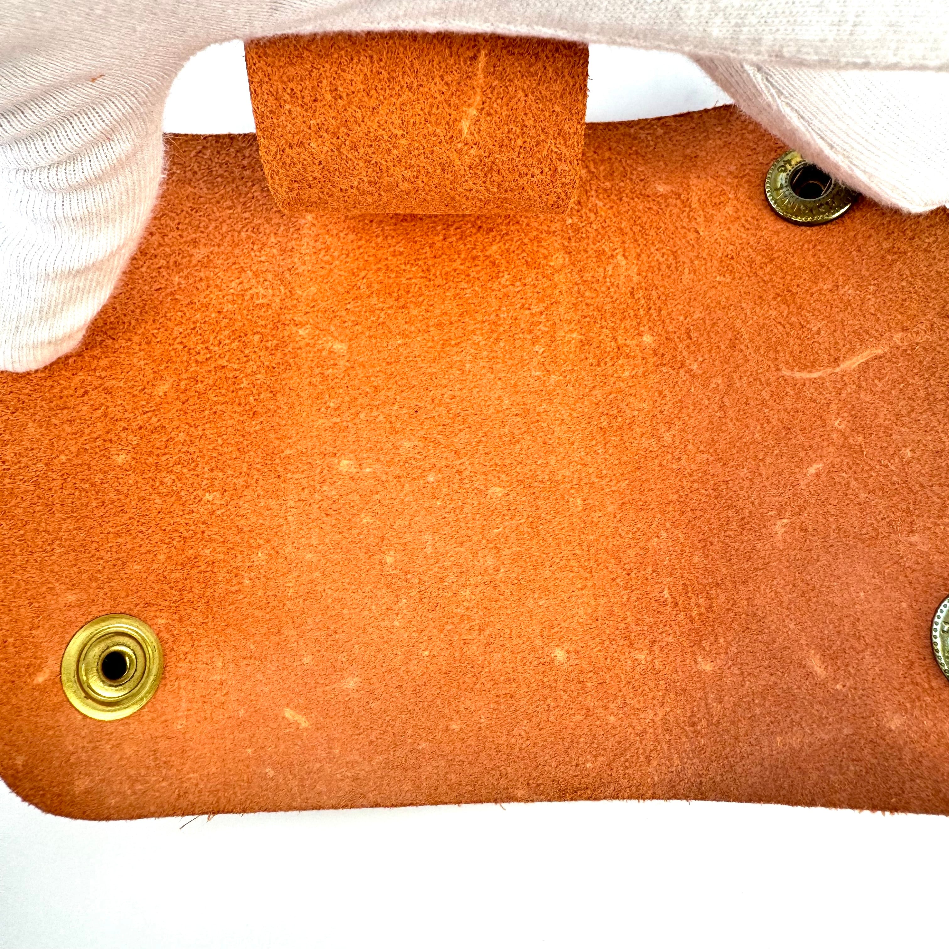 【美品】イルビゾンテ　キーケース　水牛ロゴ　4連　レザー　ブラウン