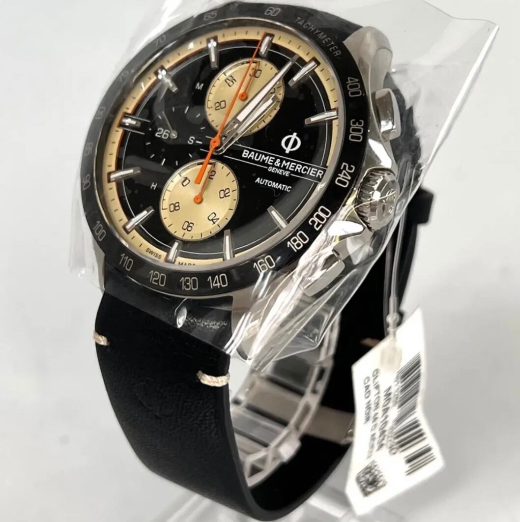 【未使用】ボーム＆メルシエ　ボームアンドメルシー　クリフトン　MOA10434  自動巻式　クロノグラフ　デイト表示