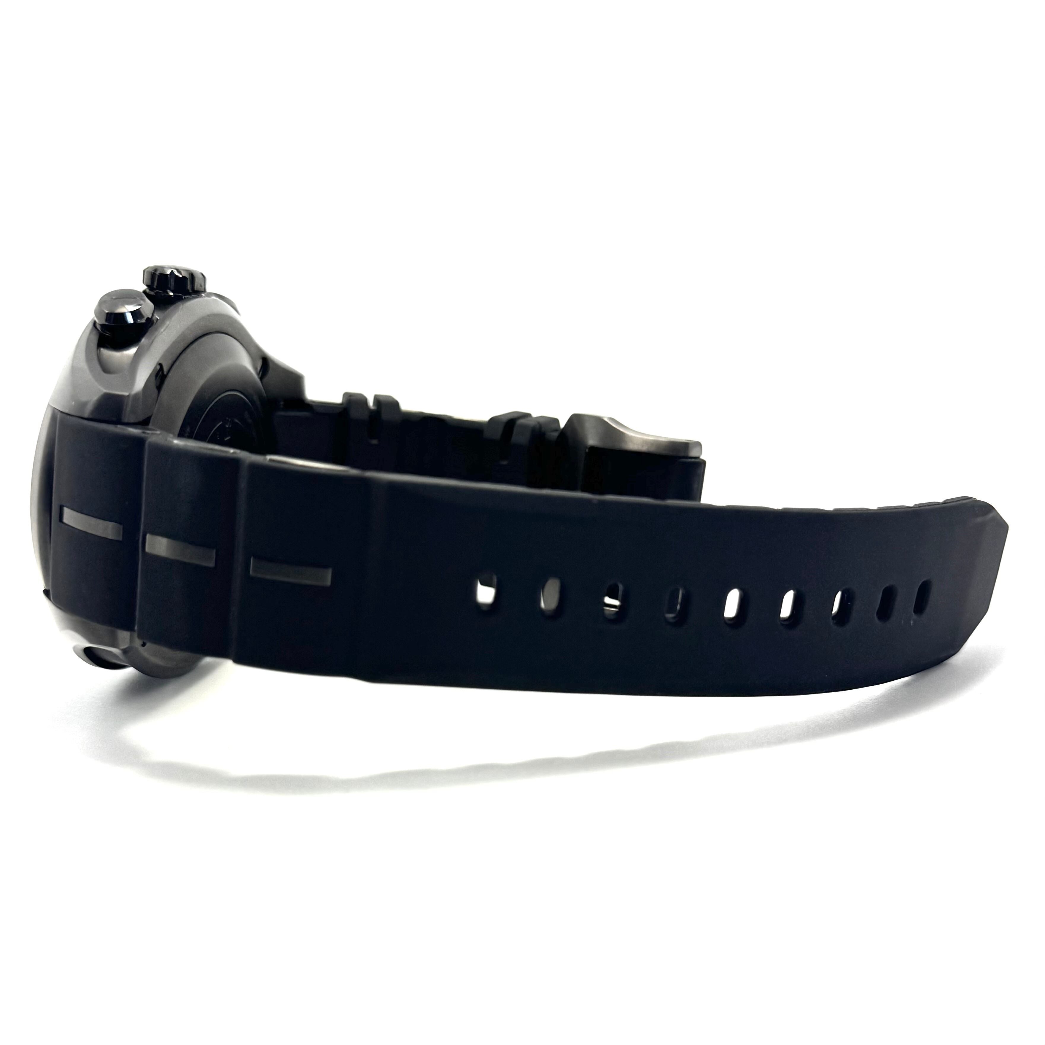 【美品】シチズン　CITIZEN　サテライトウェーブ　Satellite Wave　CC1076-02E　H909-S085012　電波ソーラー　チタニウム　黒　デイト表示　ラバーベルト