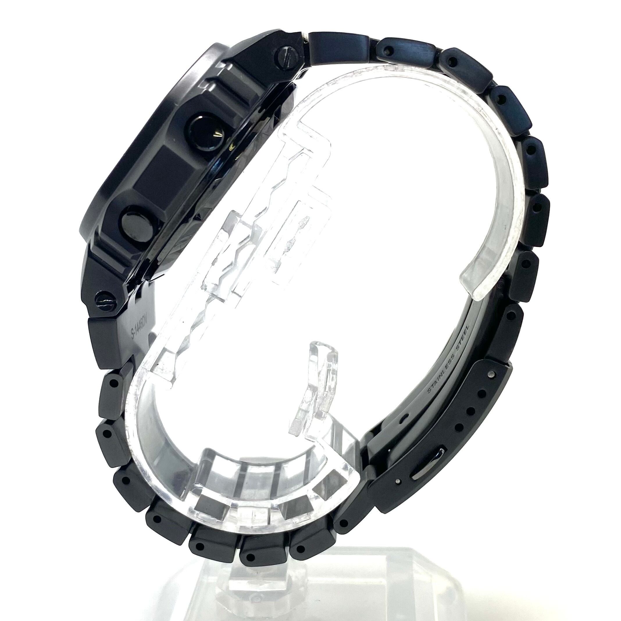 カシオ　ジーショック　G-SHOCK　GMW-B5000MB-1JF　フルメタル　電波ソーラー　モバイルリンク　スクエア　デジタル