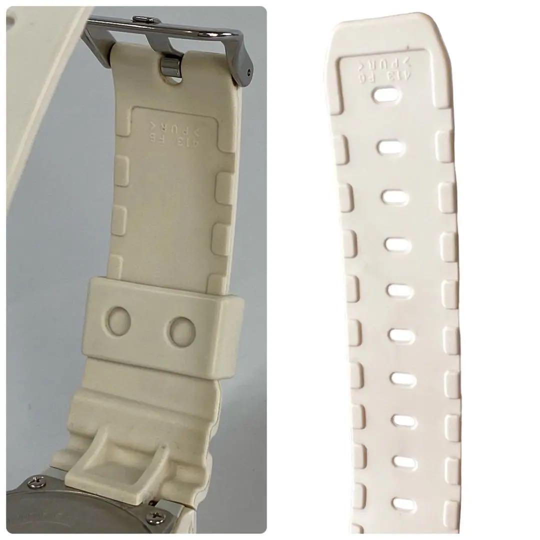 カシオ　Gショック　デジタル　クォーツ　白　ラバー