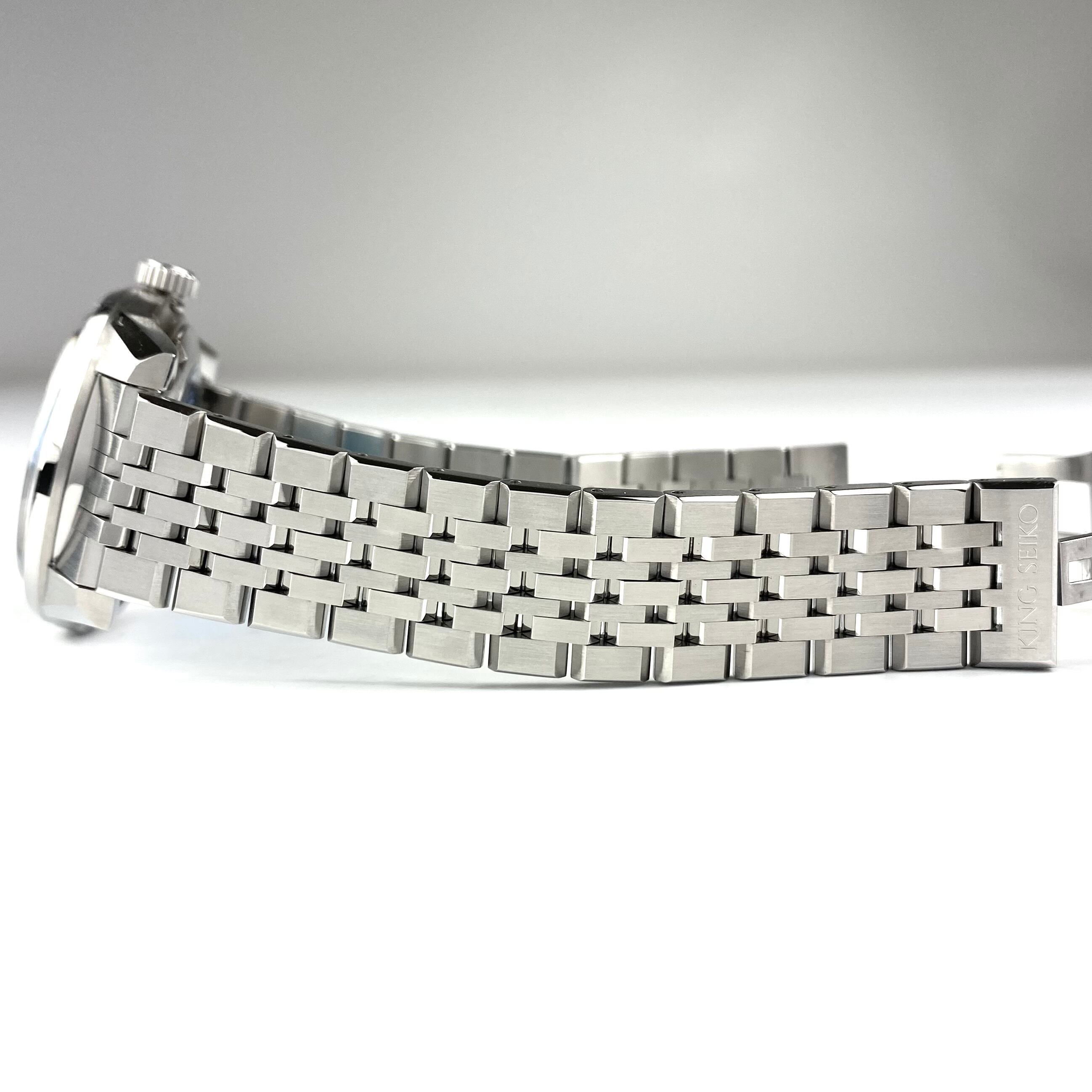 【ほぼ未使用】セイコー　SEIKO　キングセイコー　KING SEIKO　SDKS005　セイコーウォッチサロン限定　6R31-00D0　自動巻　黒