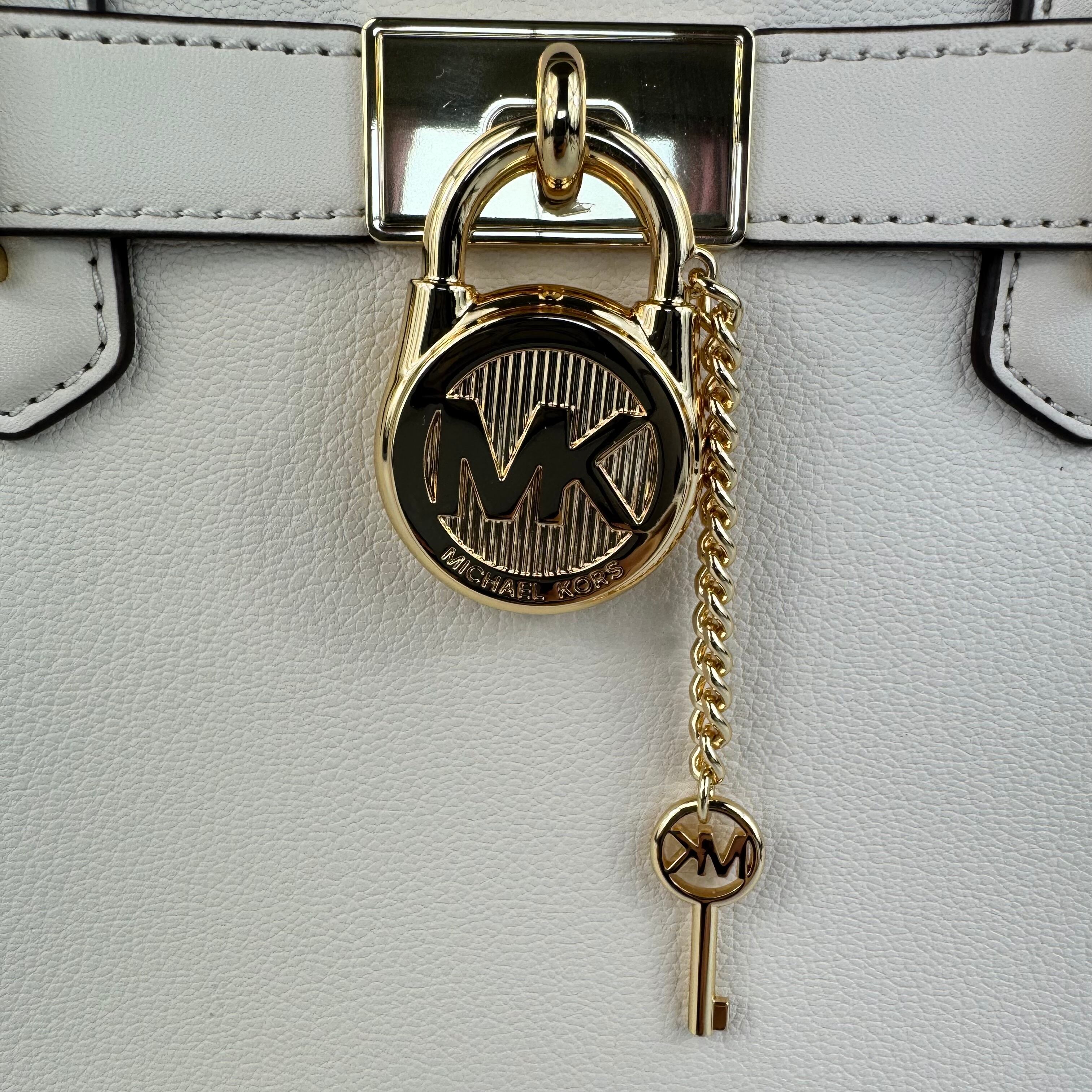 【ほぼ未使用】マイケルコース　ハンドバッグ　2WAYバッグ　レザー　ホワイト