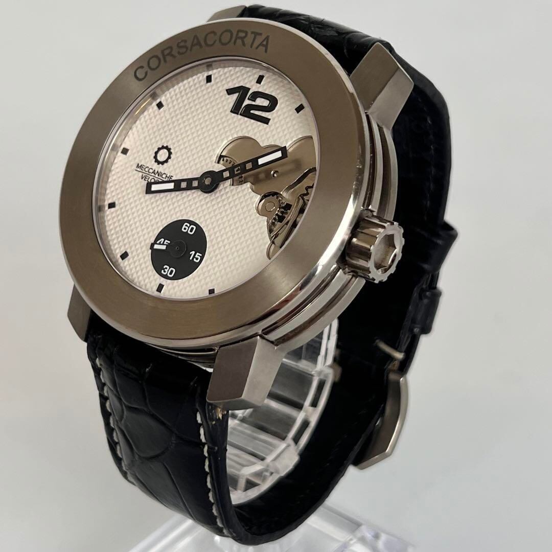 【希少】メカニケヴェローチ　コルサコルタ　手巻き　スモセコ　セミスケルトン