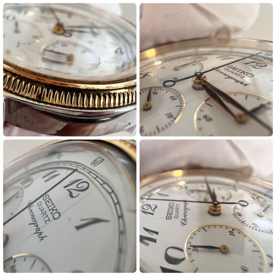 【希少】セイコー　スピードマスター　クロノグラフ　クォーツ　SGP ヴィンテージ