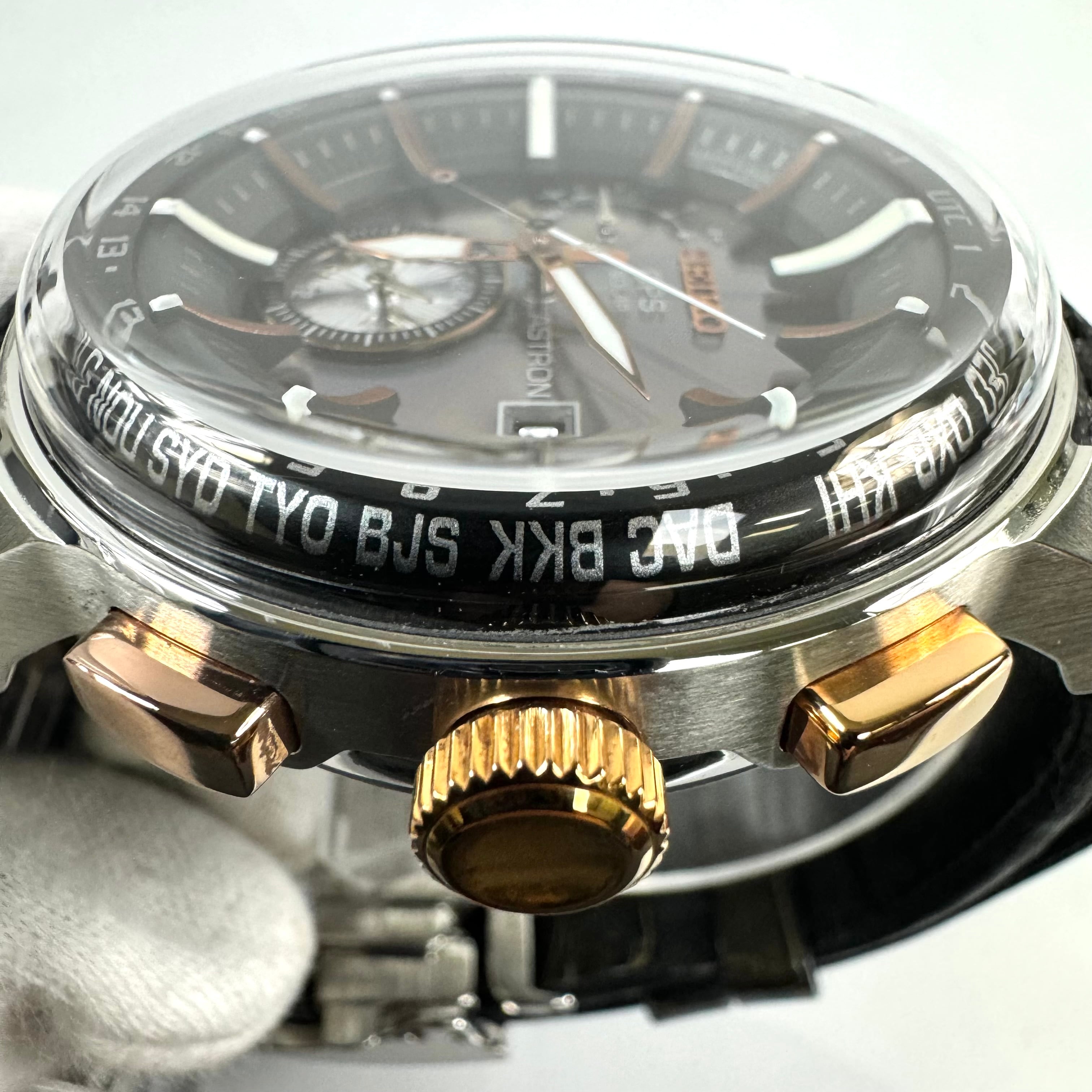 【希少】セイコー　アストロン　SBXA038　7X52-0AK0　GPSは　電波ソーラー　黒　革ベルト