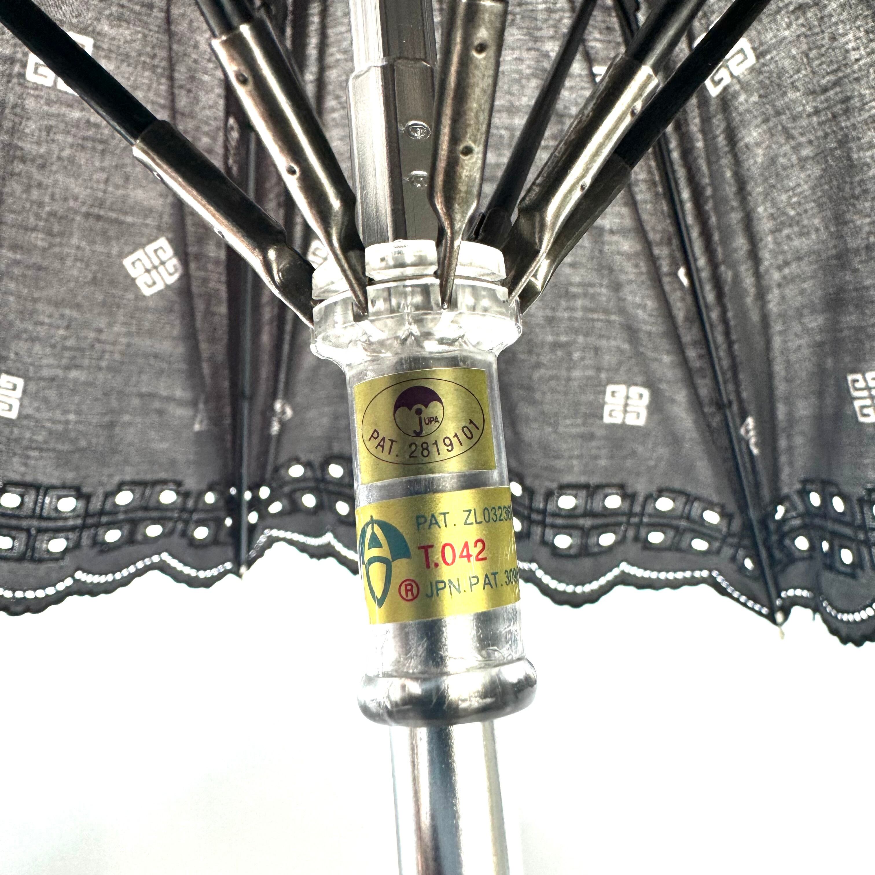 【美品】ジバンシィ　傘　晴れ雨兼用　日傘　雨傘　UVカット　黒