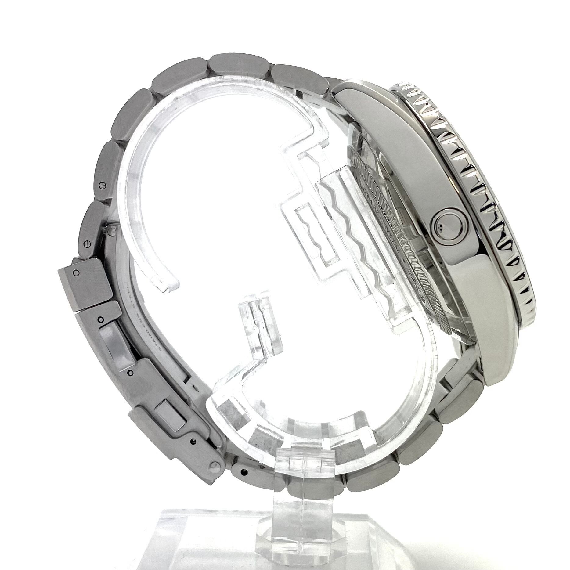 【美品】エドックス　EDOX　スカイダイバー　ネプチュニアン　80120-3NM-VDN　ダイバーズ　自動巻　グリーン　デイト表示　セラミック