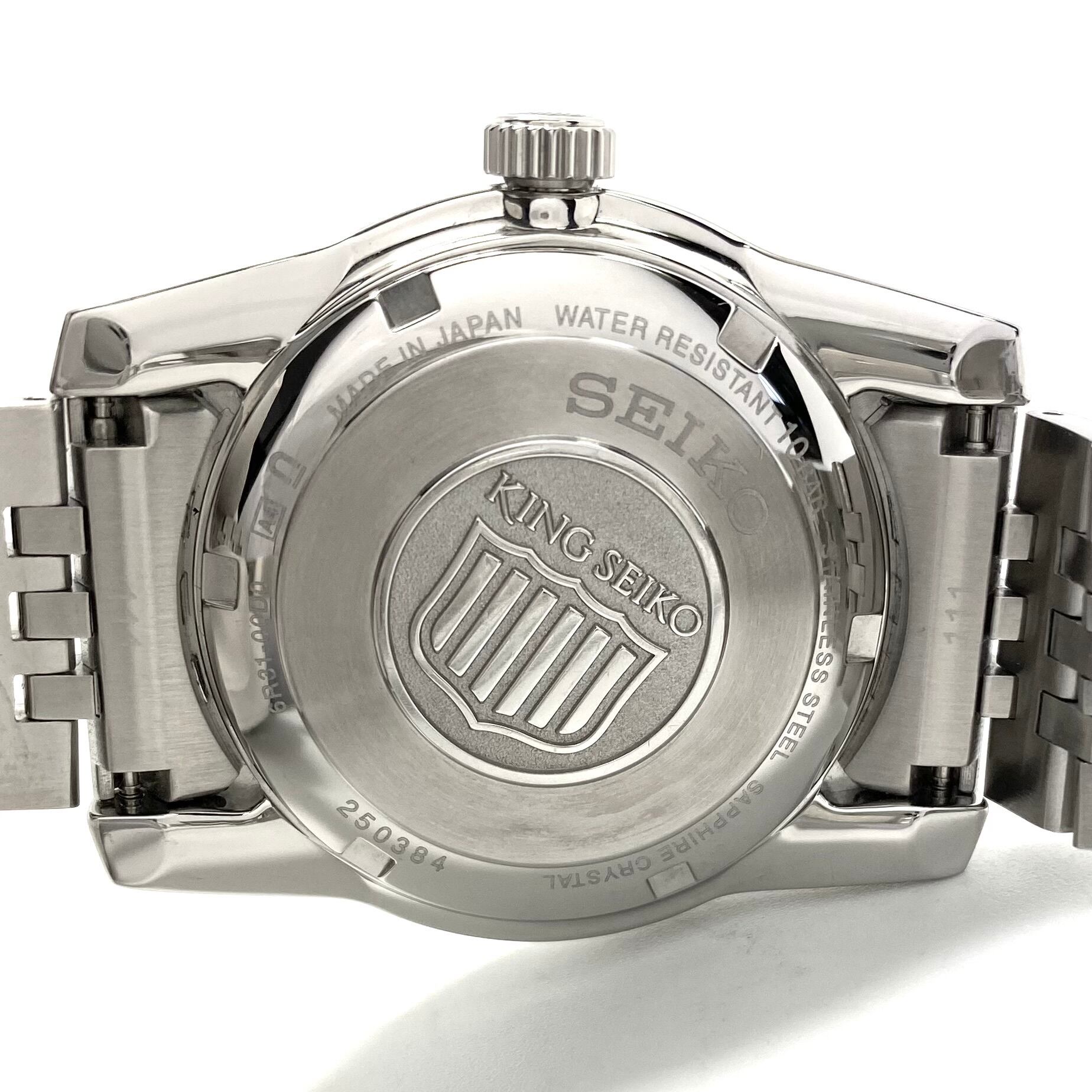 【美品】腕時計 セイコー SEIKO キングセイコー KING SEIKO SDKS009 6R31-00D0 中古 自動巻 赤 ワインレッド 10気圧防水