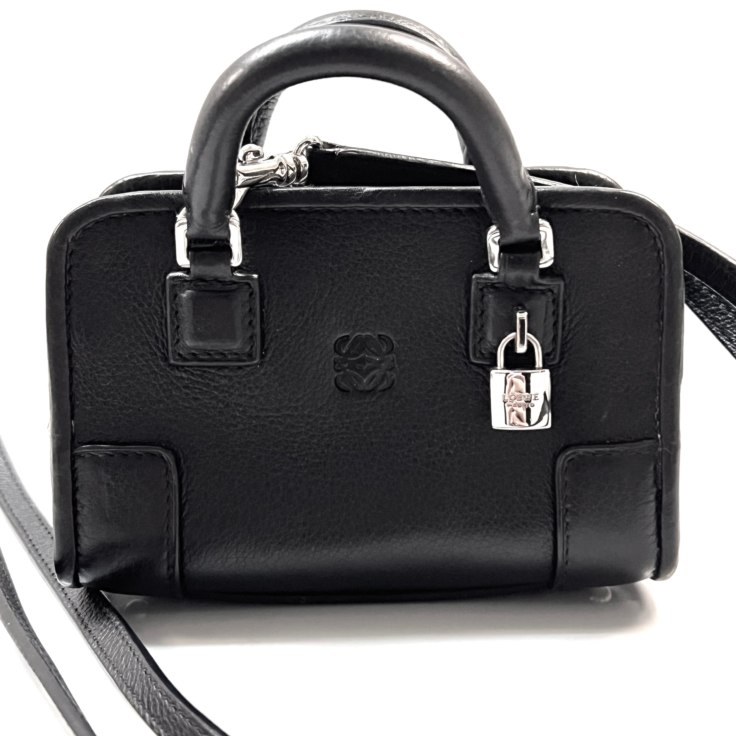 【希少・美品】ロエベ　アマソナ　マイクロミニ　黒　2way