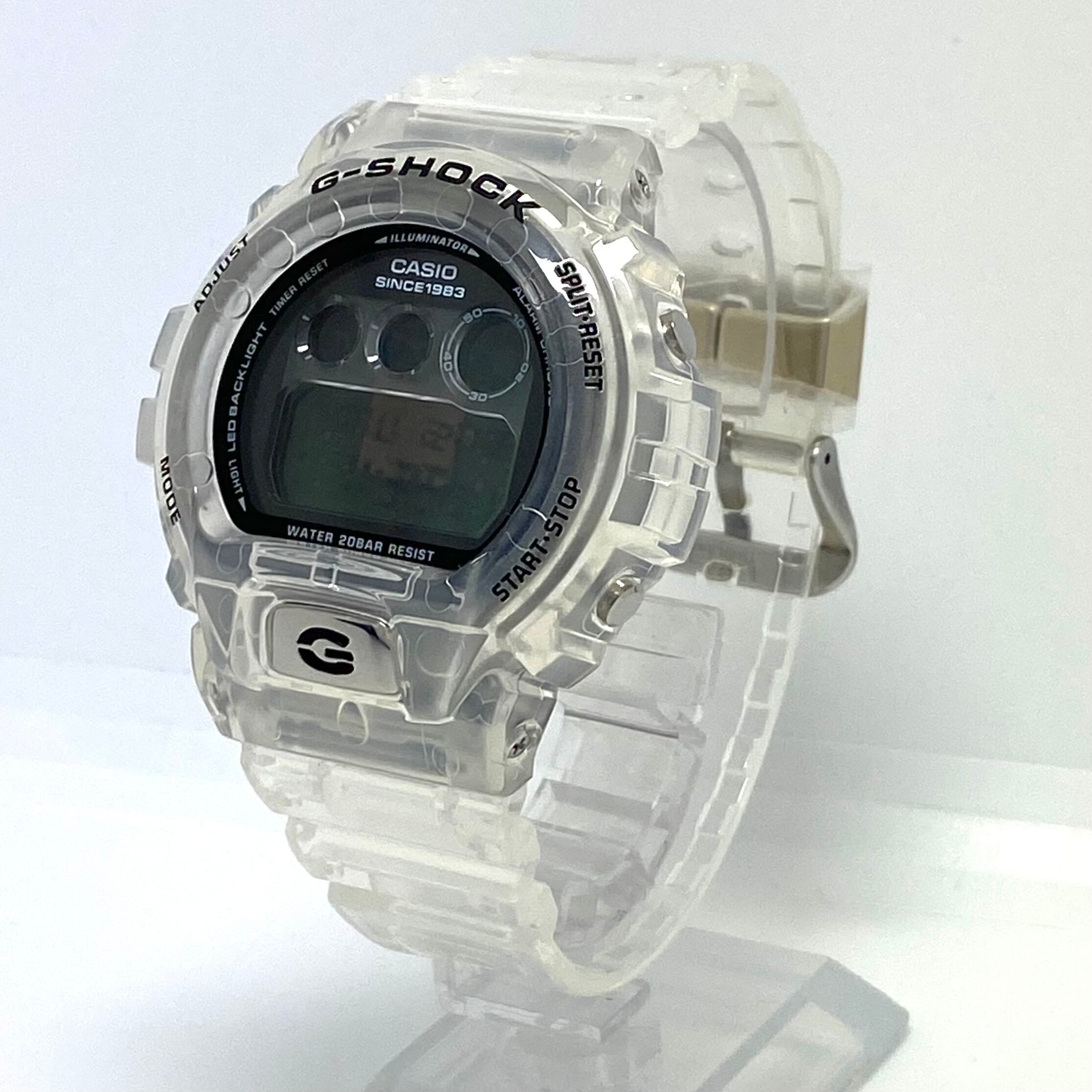 【ほぼ未使用・希少】カシオ　CASIO　ジーショック　G-SHOCK　40th Anniversary CLEAR REMIX　40周年限定モデル　6900シリーズ　DW-6940RX-7JR　デジタル　クォーツ　樹脂ベルト