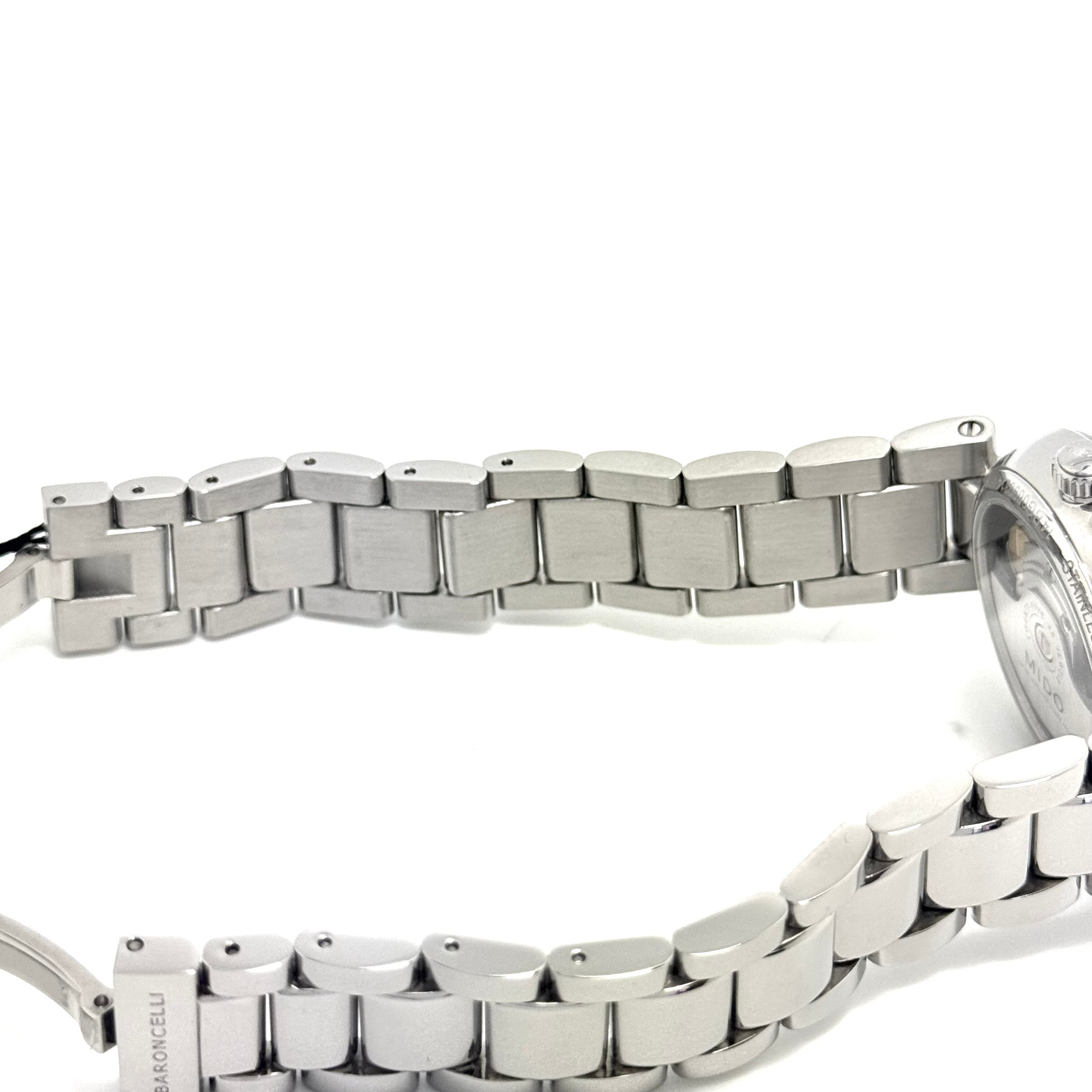 【未使用】ミドー　MIDO　バロンチェッリ　ドンナ　M022.207.11.116.10　自動巻　デイト表示　裏スケ　シェル　レディース　メンズ　ユニセックス