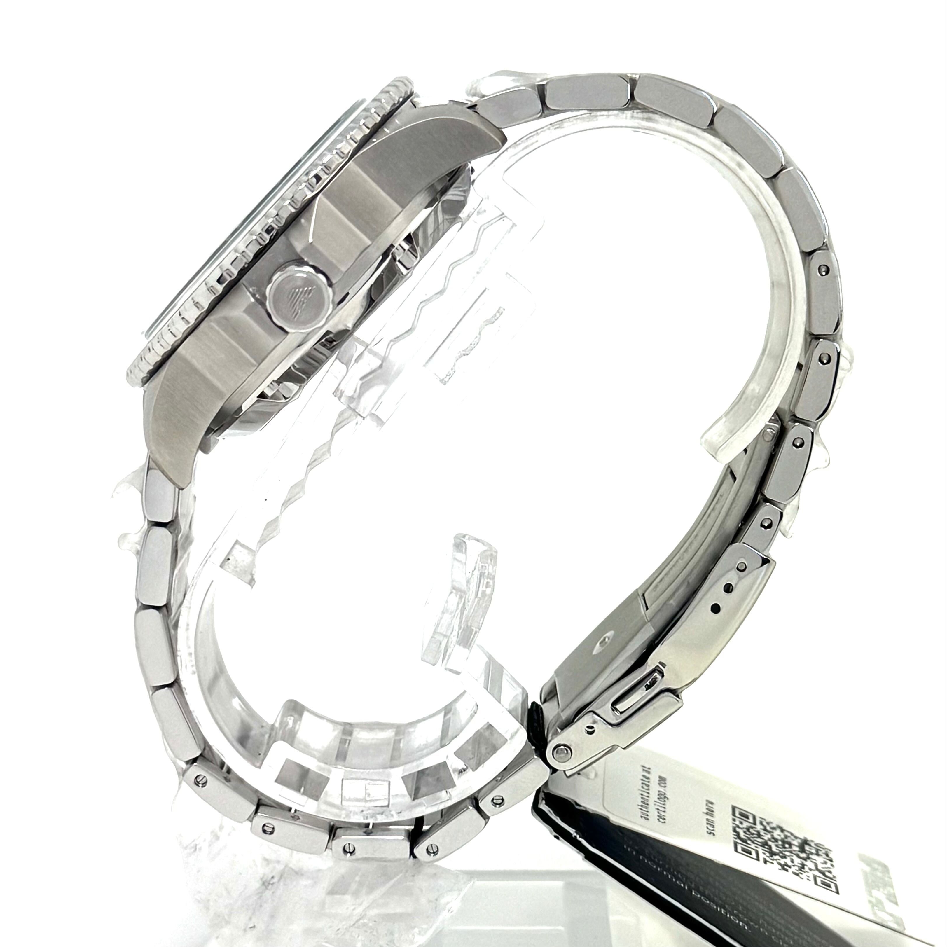 【未使用】エンポリオアルマーニ　EMPORIO ARMANI　AR-60061　メカニコ　自動巻　スケルトン　グリーン　デイト表示