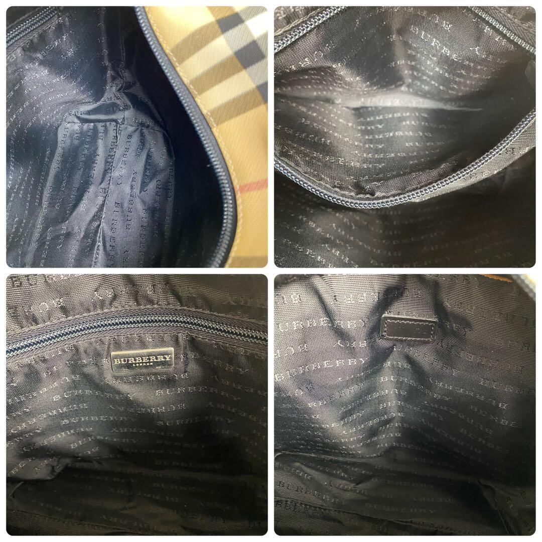 バーバリー Burberry ノバチェック トートバック PVC×レザー