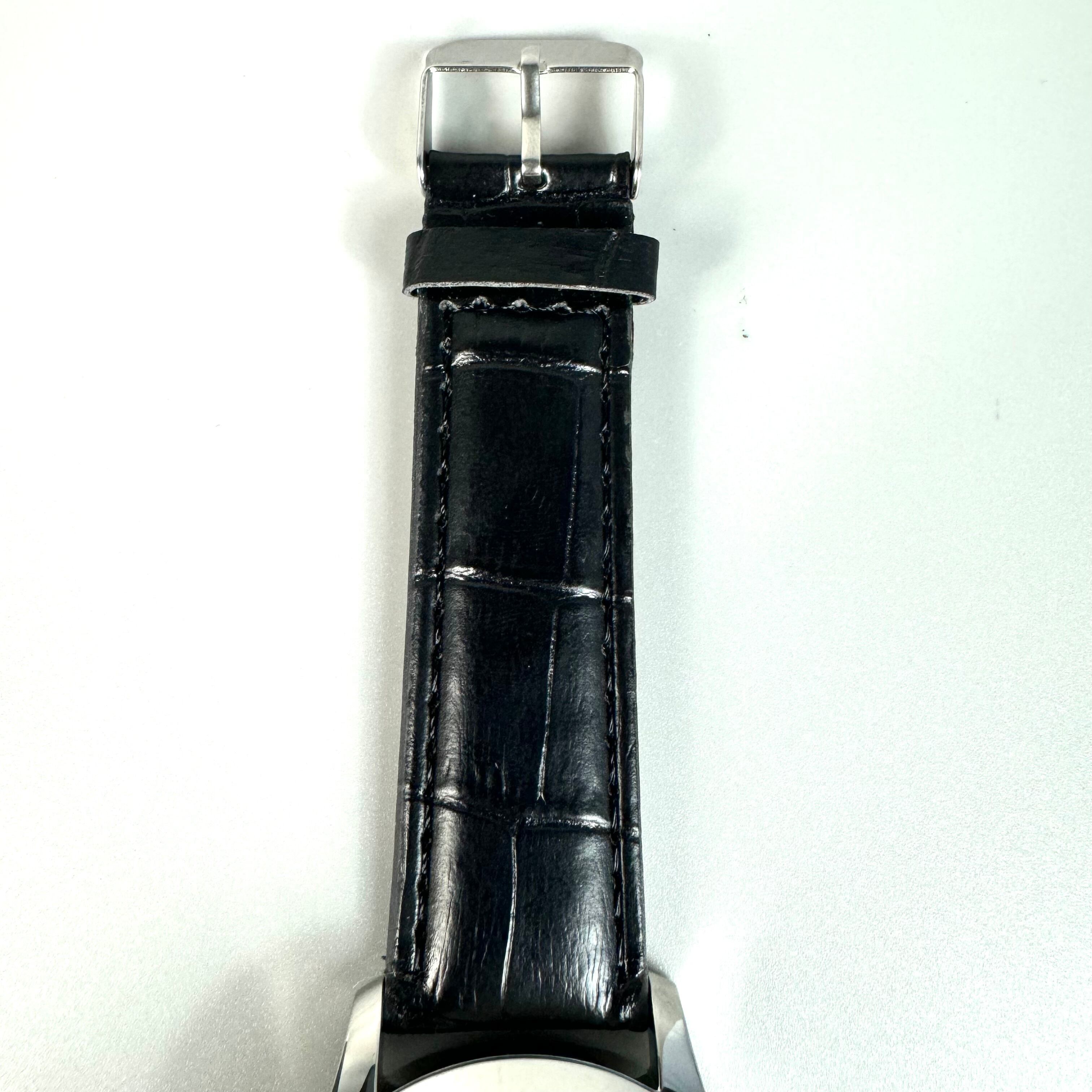 グッチ　GUCCI　Gタイムレス　YA1264031A　164.4　クォーツ　黒　社外ベルト