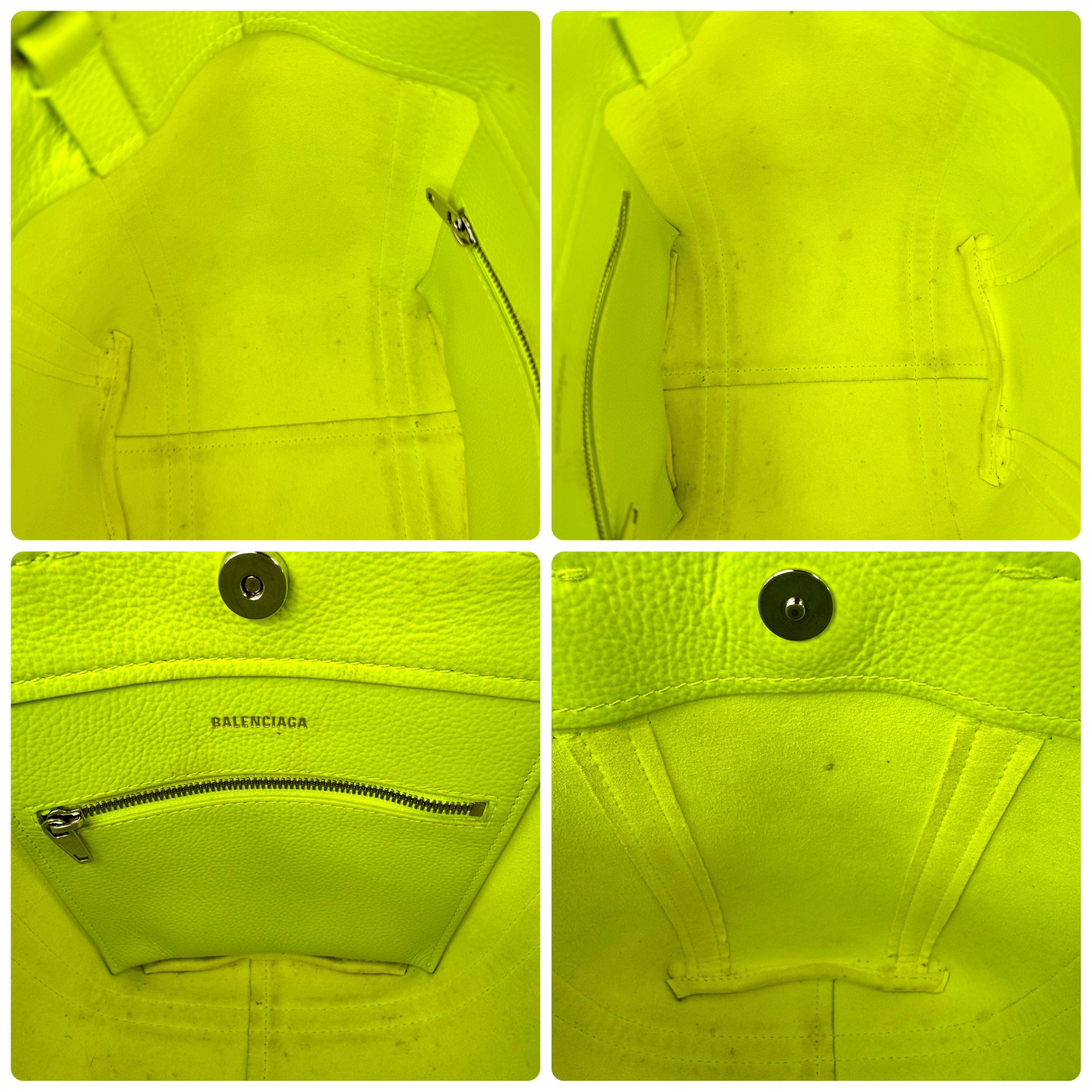 バレンシアガ　エヴリディトート　XS　NORTH　イエロー　黄色